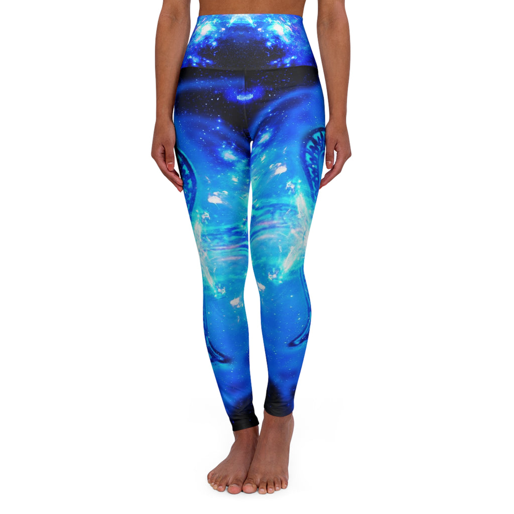 Amen Jin's Desires Ankh Dreams High Waisted Yoga Leggings