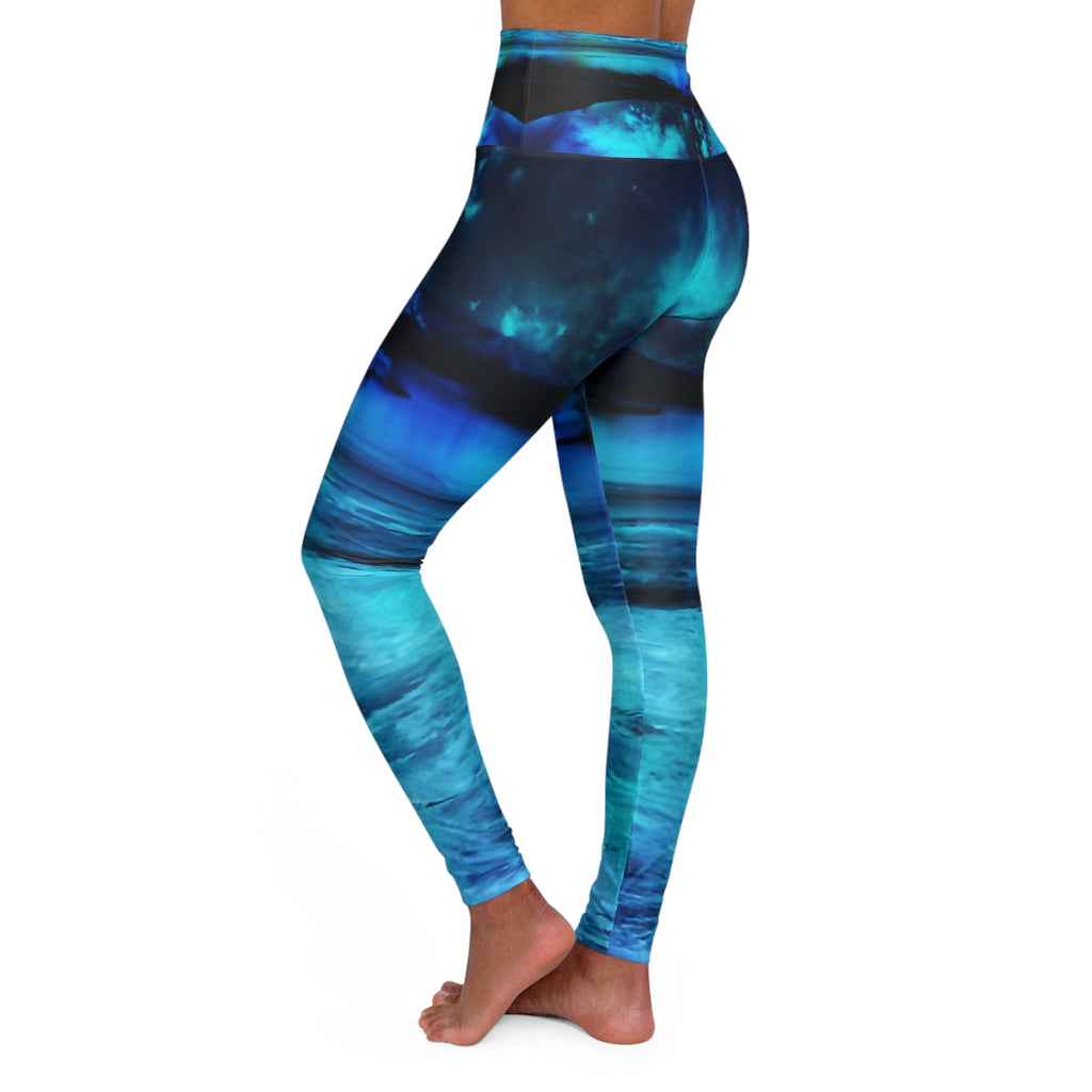 Dancing Lights Dreams High Waisted Yoga Leggings