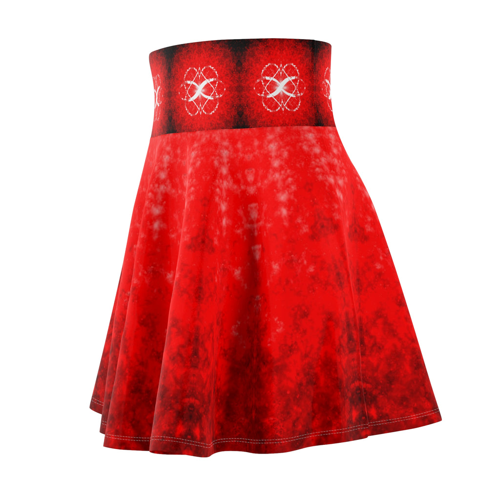 Katerina’s Battle Symphony Red Instead 2024 Desires Women's Skater Skirt