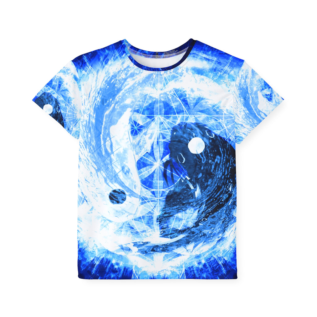 Amen Jin's Blue Sun Koi Meditations Kids Sports Jersey