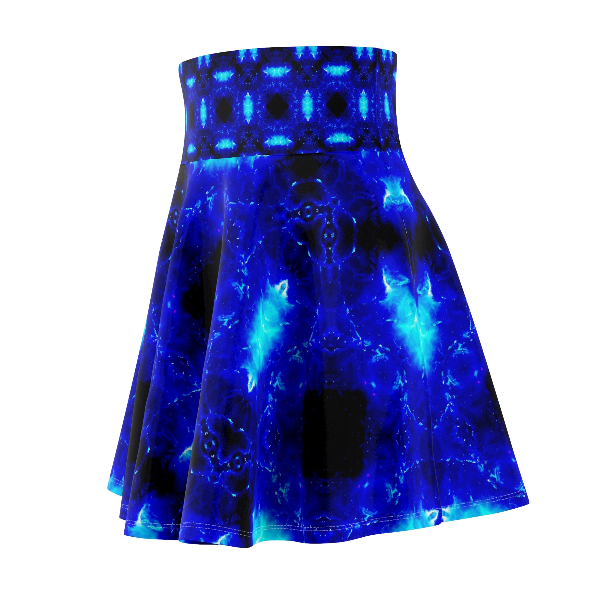 Amen Blue Fire Desires Women's Skater Skirt