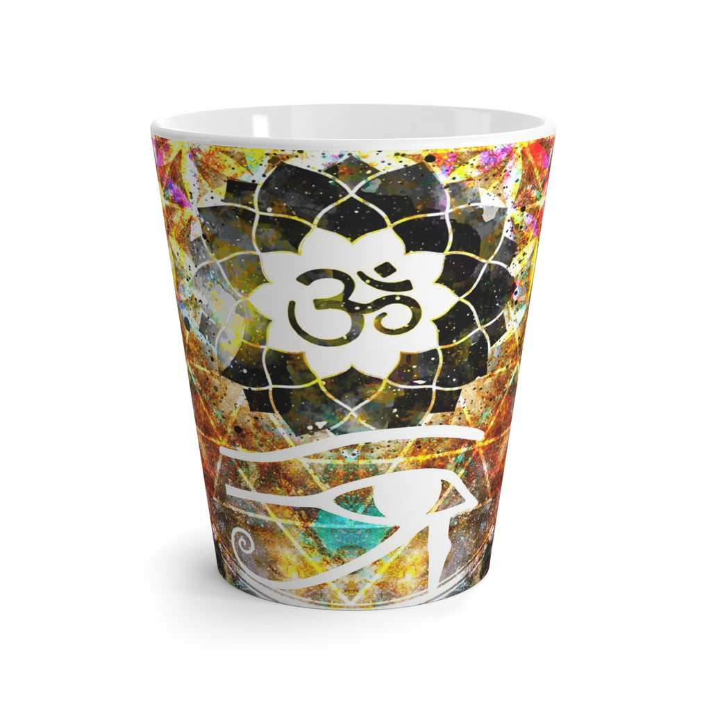 Amen Jin's Desire to Breathe Again Fairy Om Meditations Latte Mug