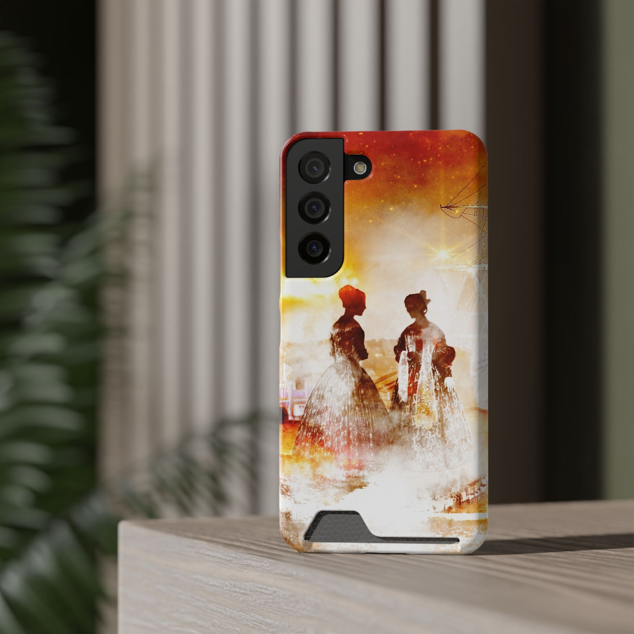 Samhain Eve Salem Harbor Dreams Phone Case With Card Holder