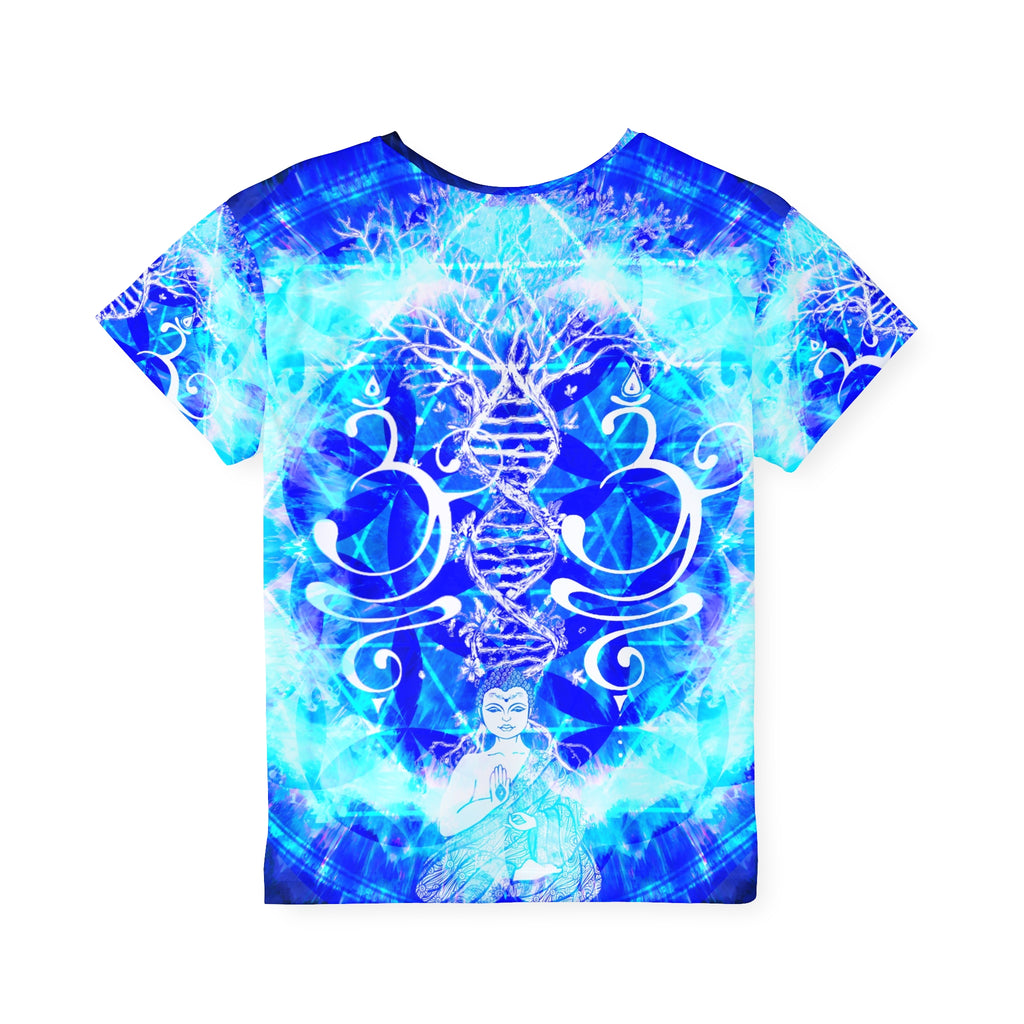 Amen Jin's Blue Sun Buddha Meditations Kids Sports Jersey