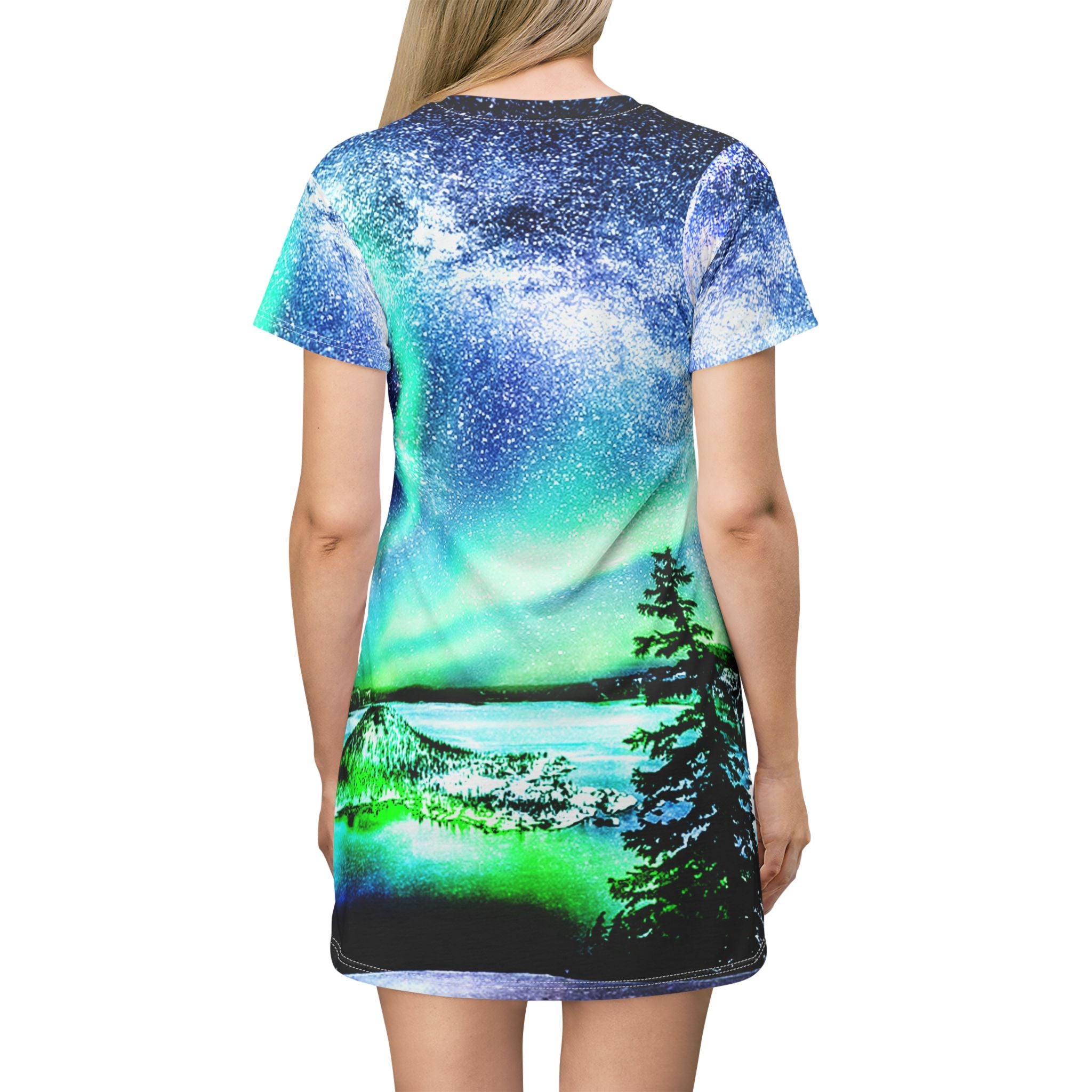 Katerina's Noel Yule Night Dreams T-Shirt Dress