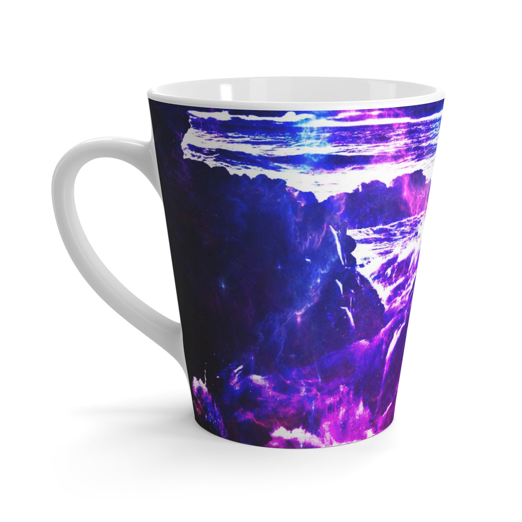 Amethyst Cosmic Falls Dreams Latte Mug