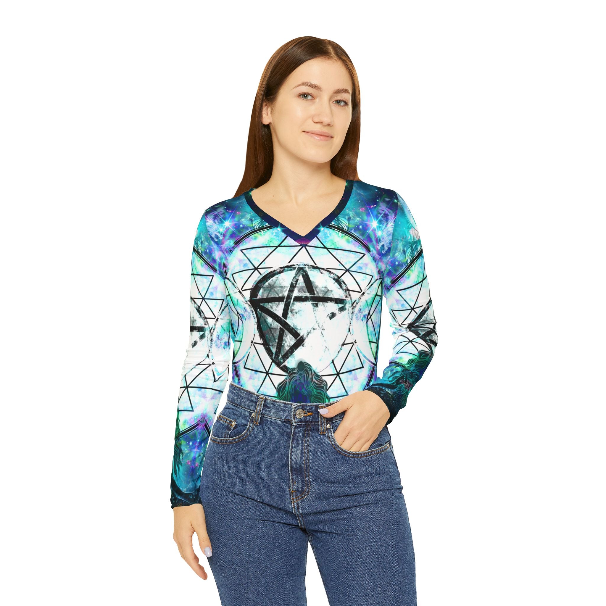 Katerina's Now & Forever Magickal Awakening Triple Goddess Meditations V-neck