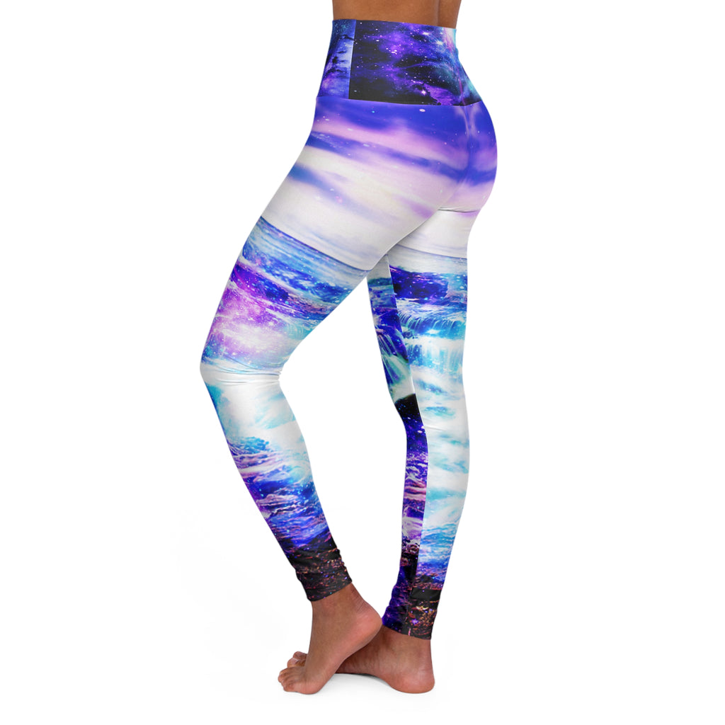 Mystic Majical Sea Dreams High Waisted Yoga Leggings