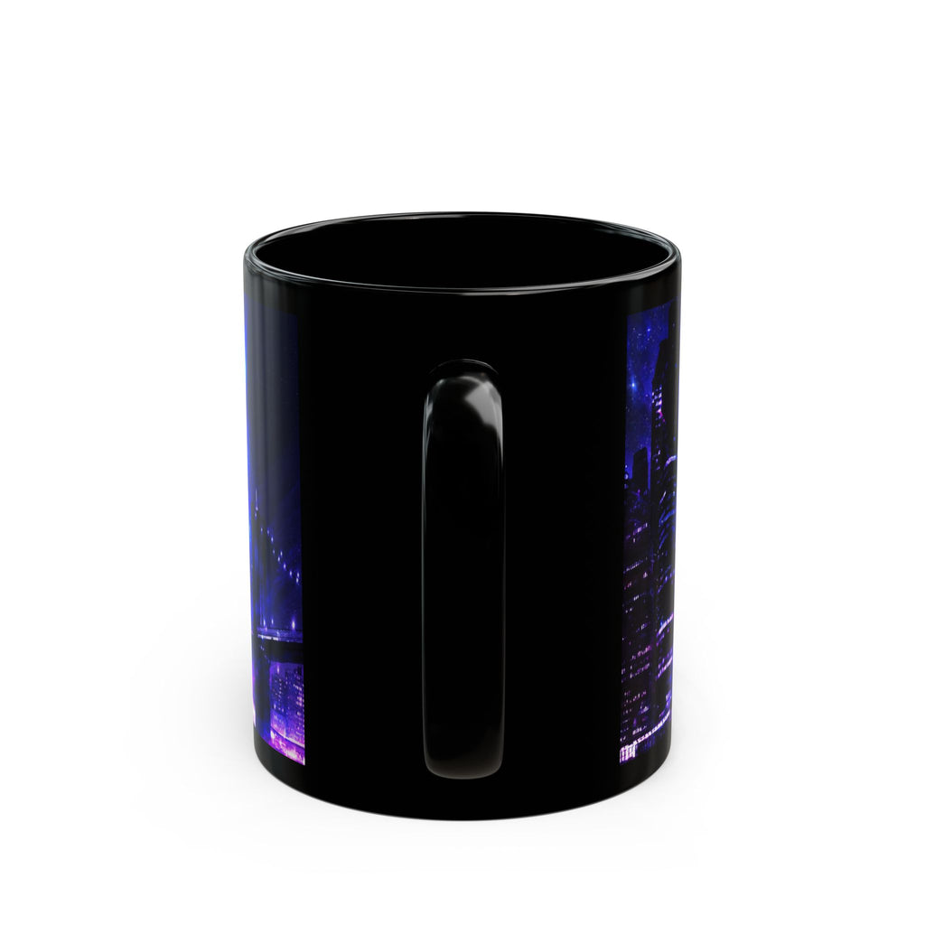 Amethyst New York Dreams Black Mug