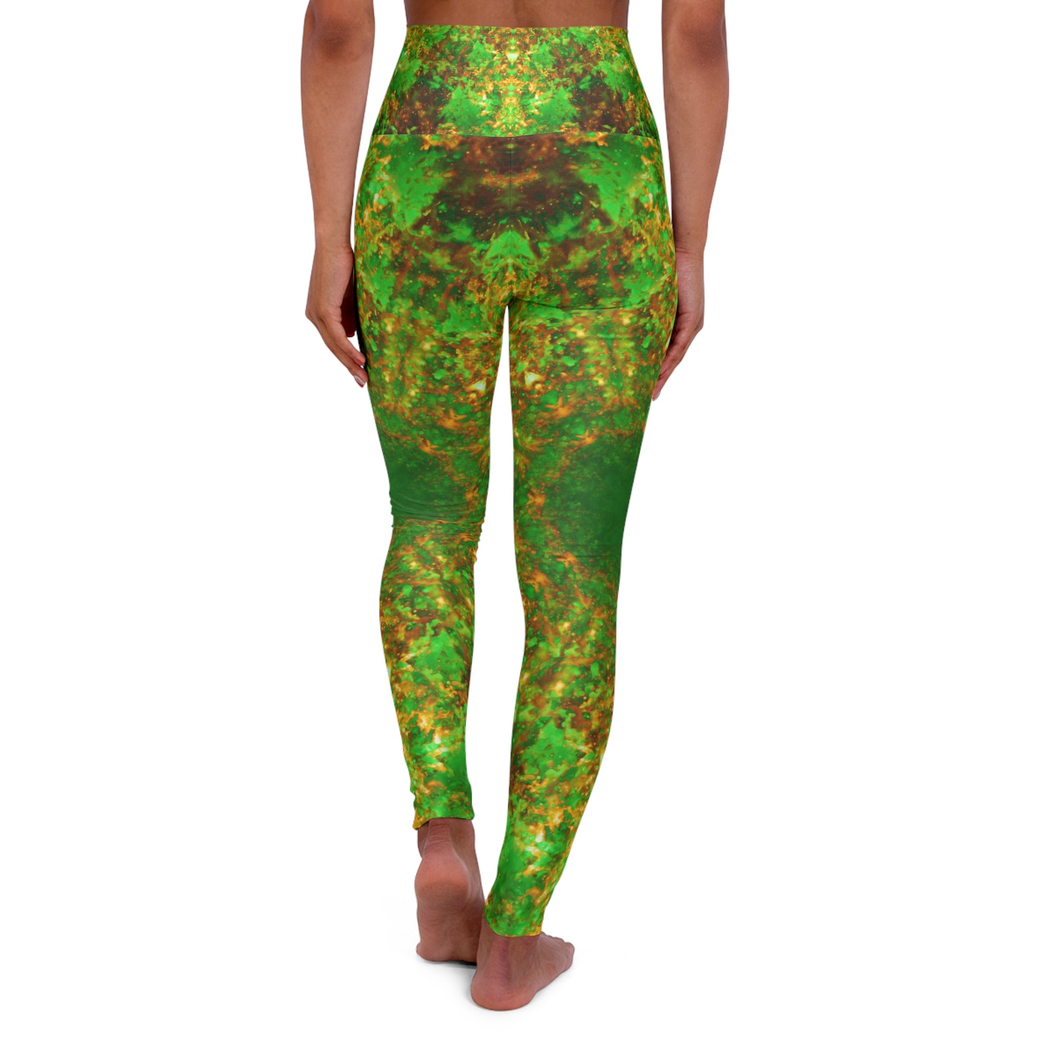 Katerina's Yule Lighted String Desires High Waisted Yoga Leggings