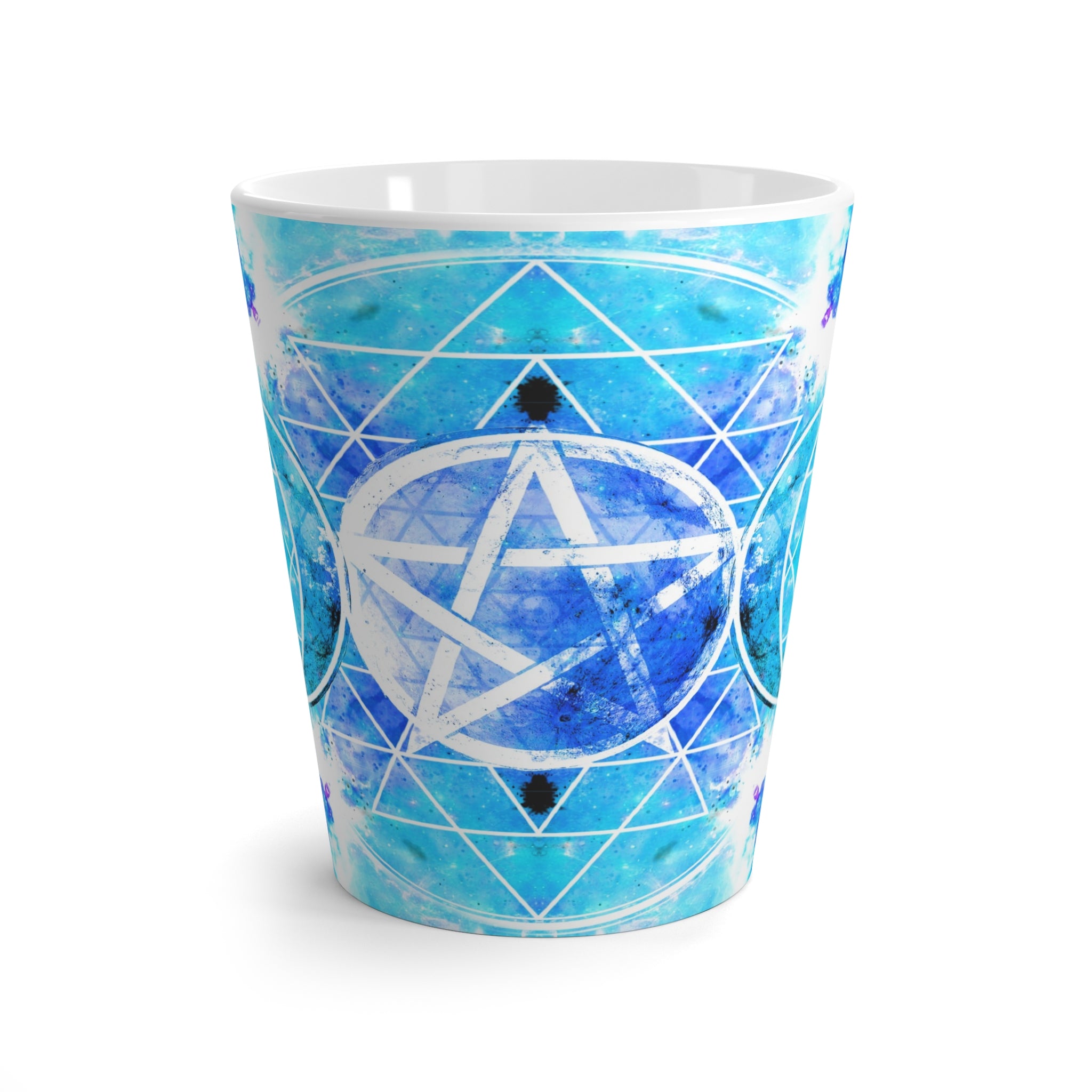 Amen Jin's Mandala of Dragon Fire Triple Goddess Meditations Latte Mug
