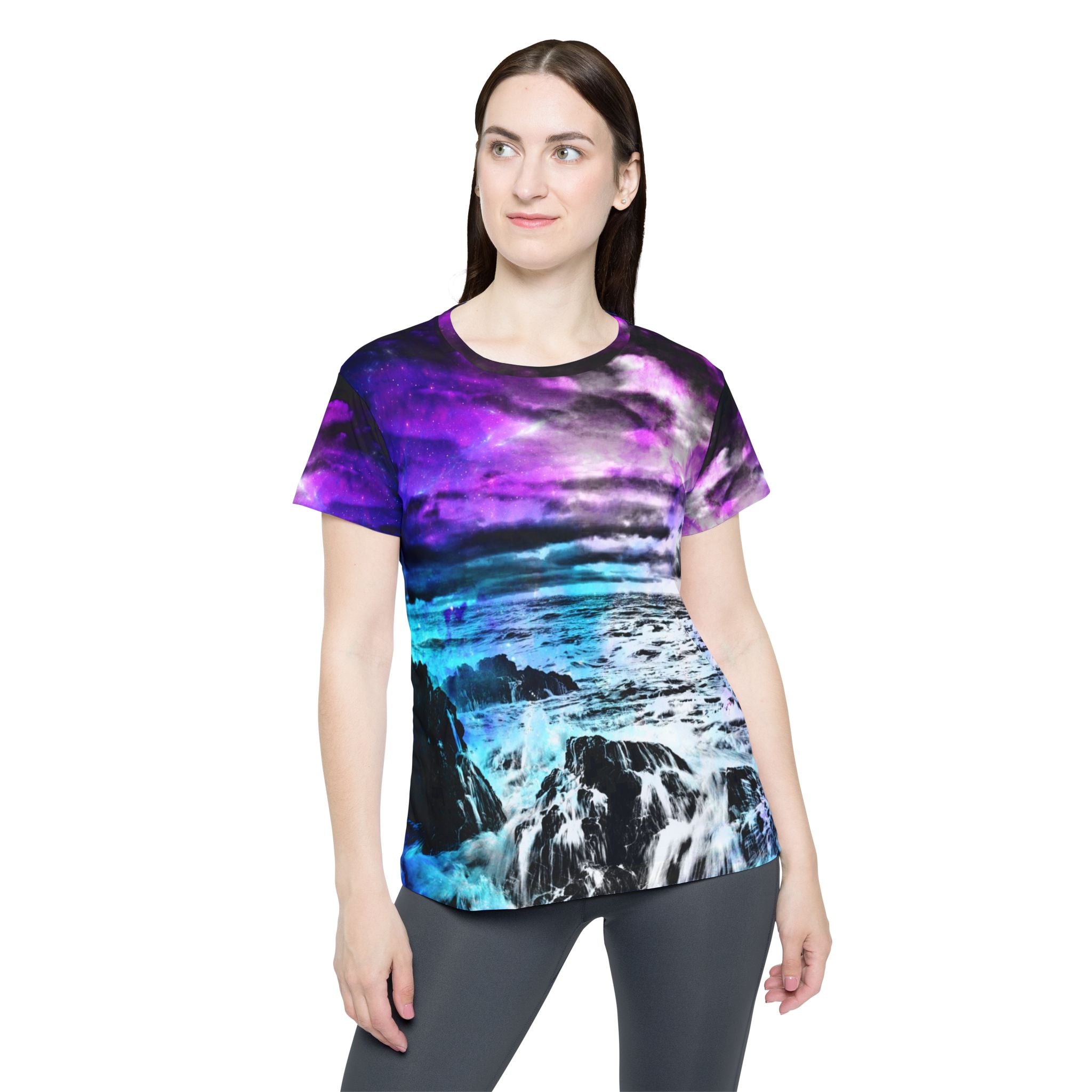 Creation's Heaven Cosmic Falls Dreams Women's Sports Jersey