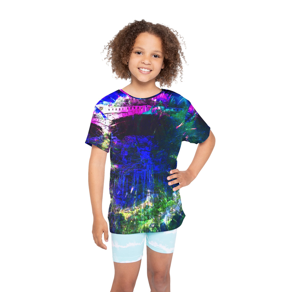 Creation’s Eathereal Falls Desires Kids Sports Jersey