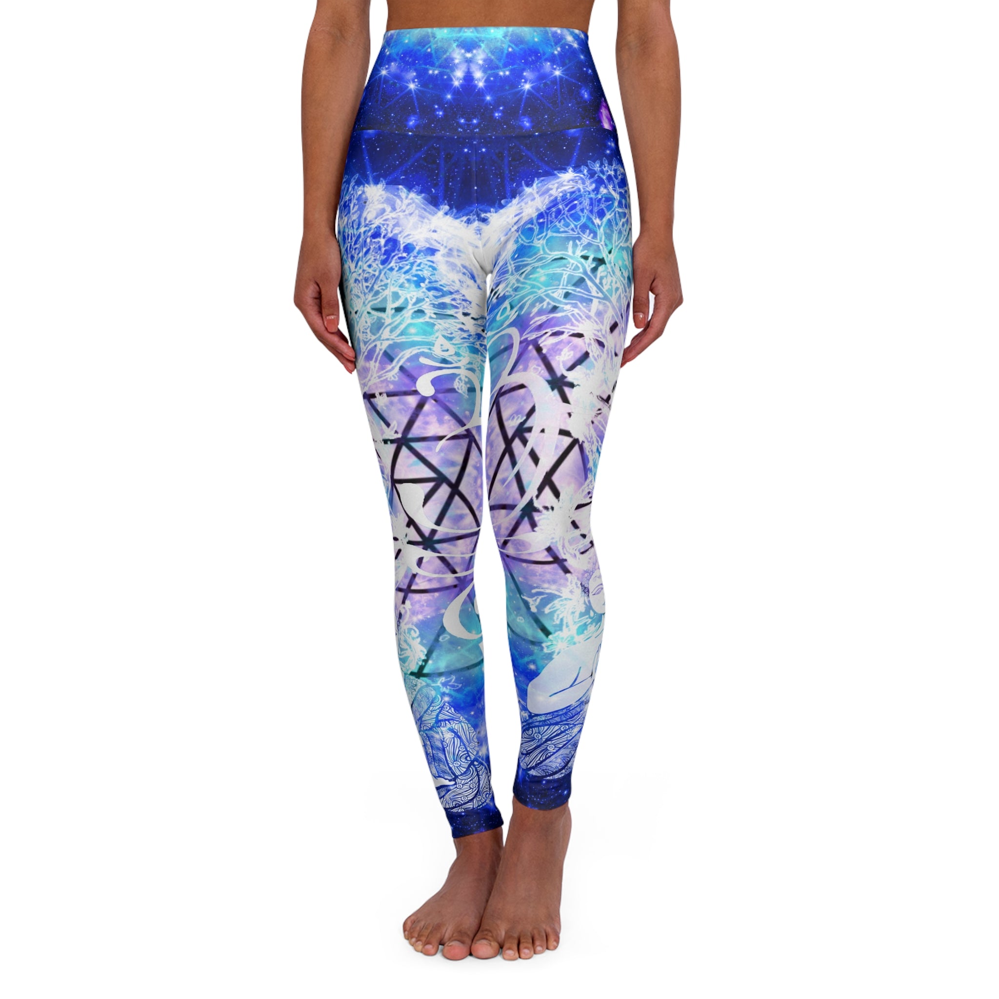 Amen Jin's Katerina's Eros and Psyche Buddha High Waisted Yoga Leggings