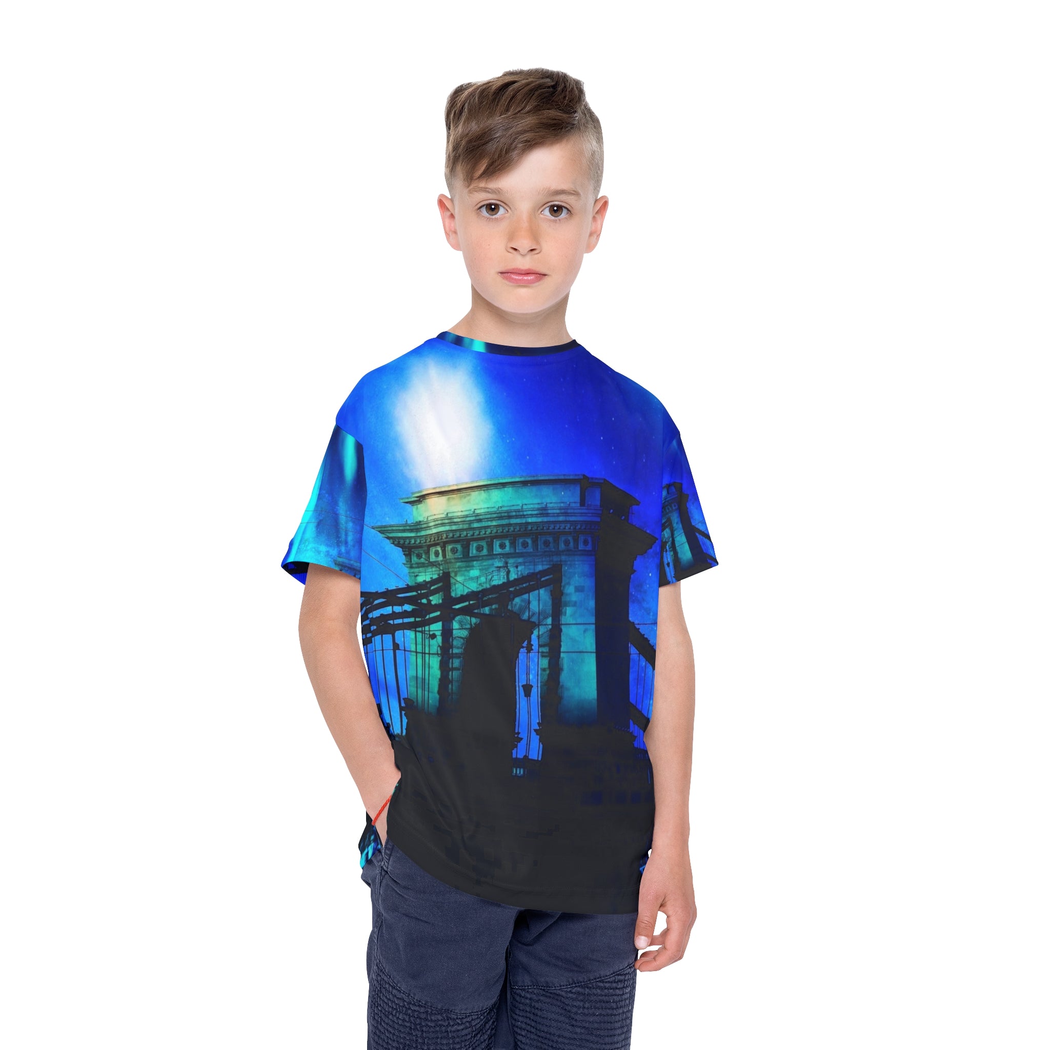 Cosmic Night in Budapest Dreams Kids Sports Jersey