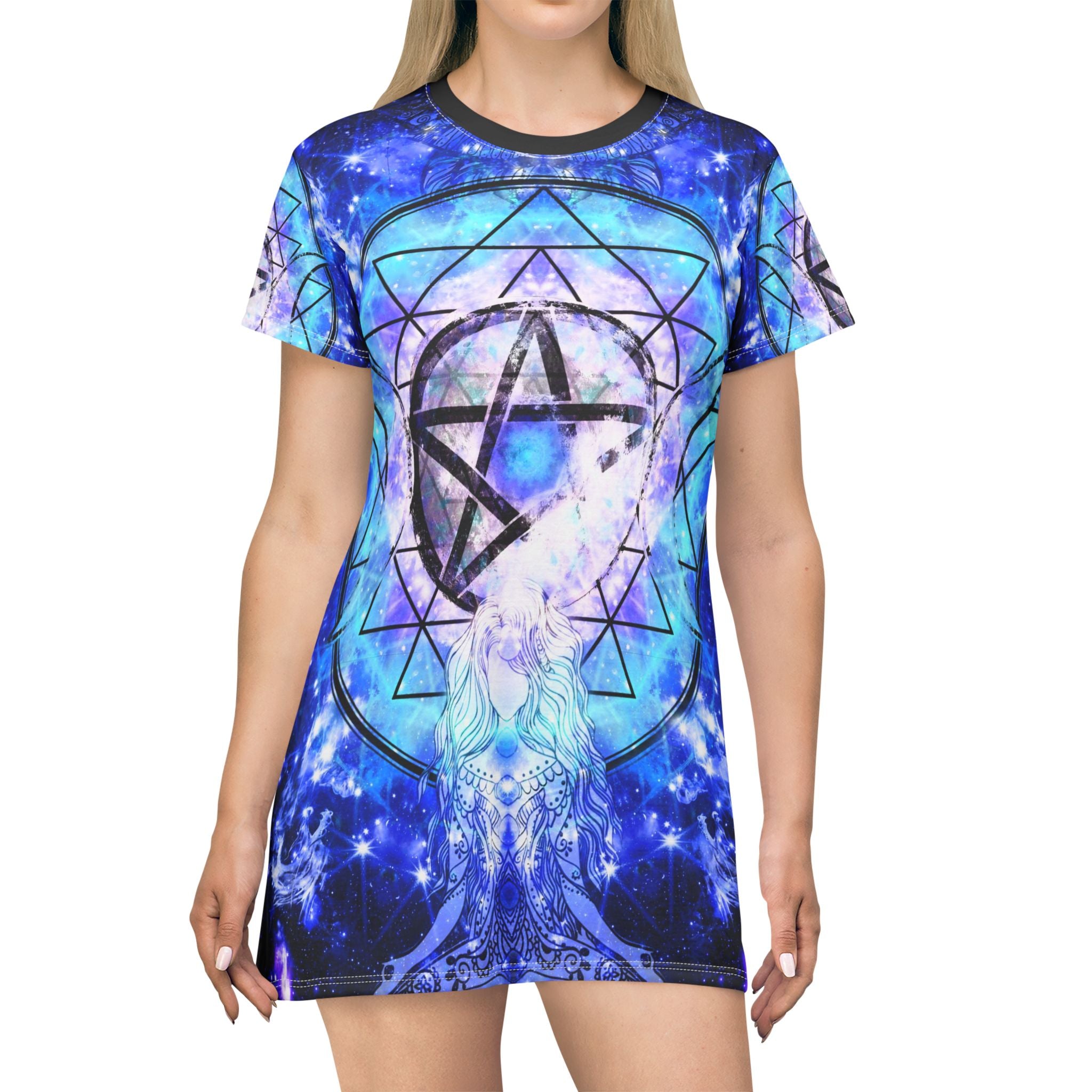 Amen Jin's Katerina's Eros and Pscyche Magickal Meditations T-Shirt Dress