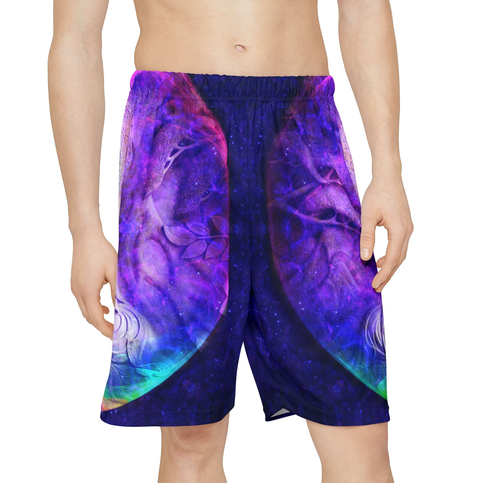 Katerina's Dragon's Eye Desires Stillness Meditations Men’s Sports Shorts