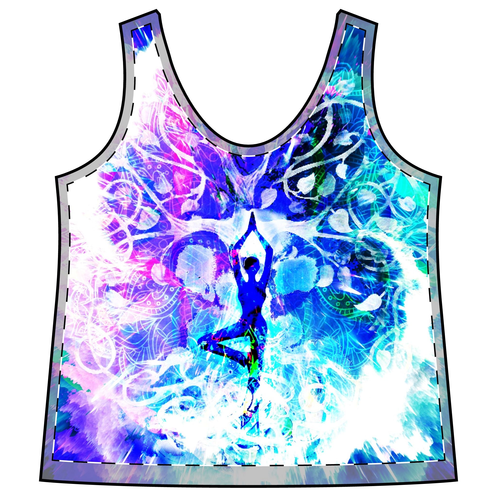 Creation's Namaste Meditations Women's Racerback Tank