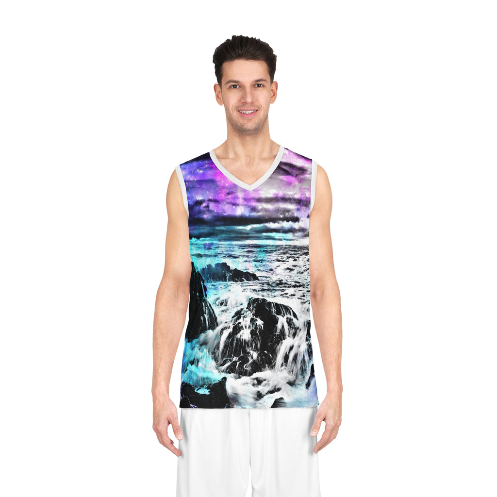 Lover's Creation's Cosmic Falls Dreams Basketball Jersey