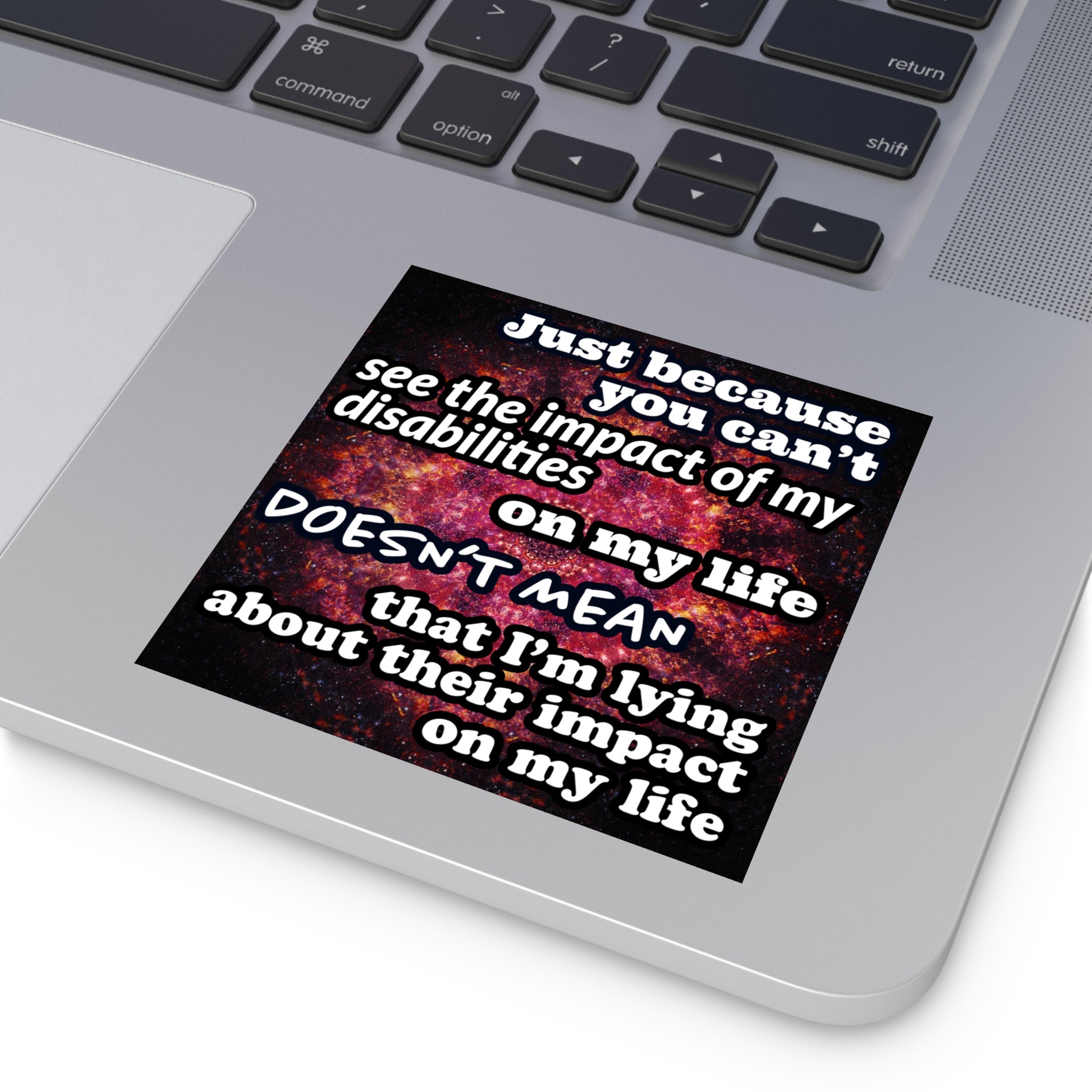 Katerina's Battle Symphony Desires 2023 "Just Because You Can't" Square Stickers, Indoor\Outdoor