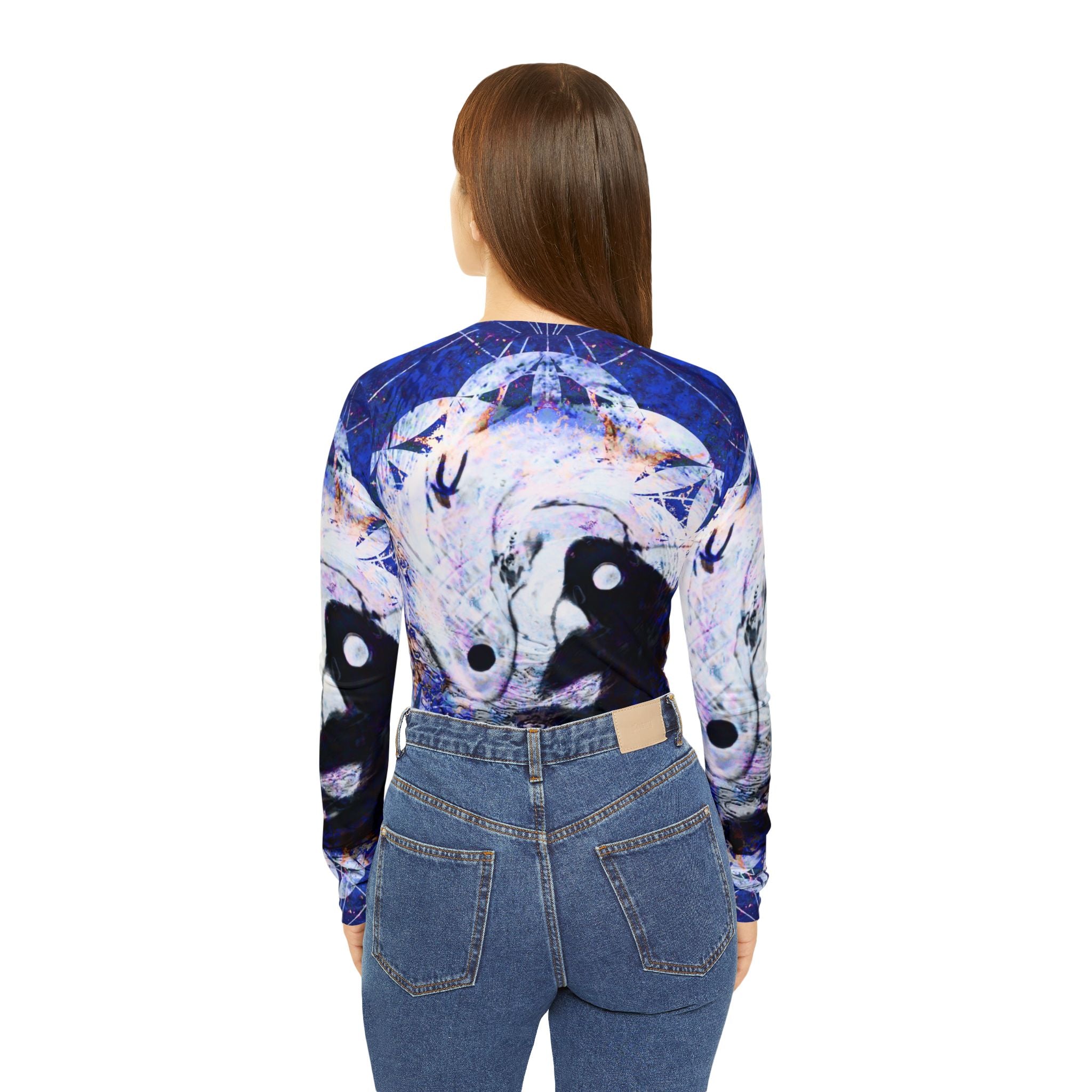 Amen Jin's Afterall Koi Meditations Long Sleeve V-neck