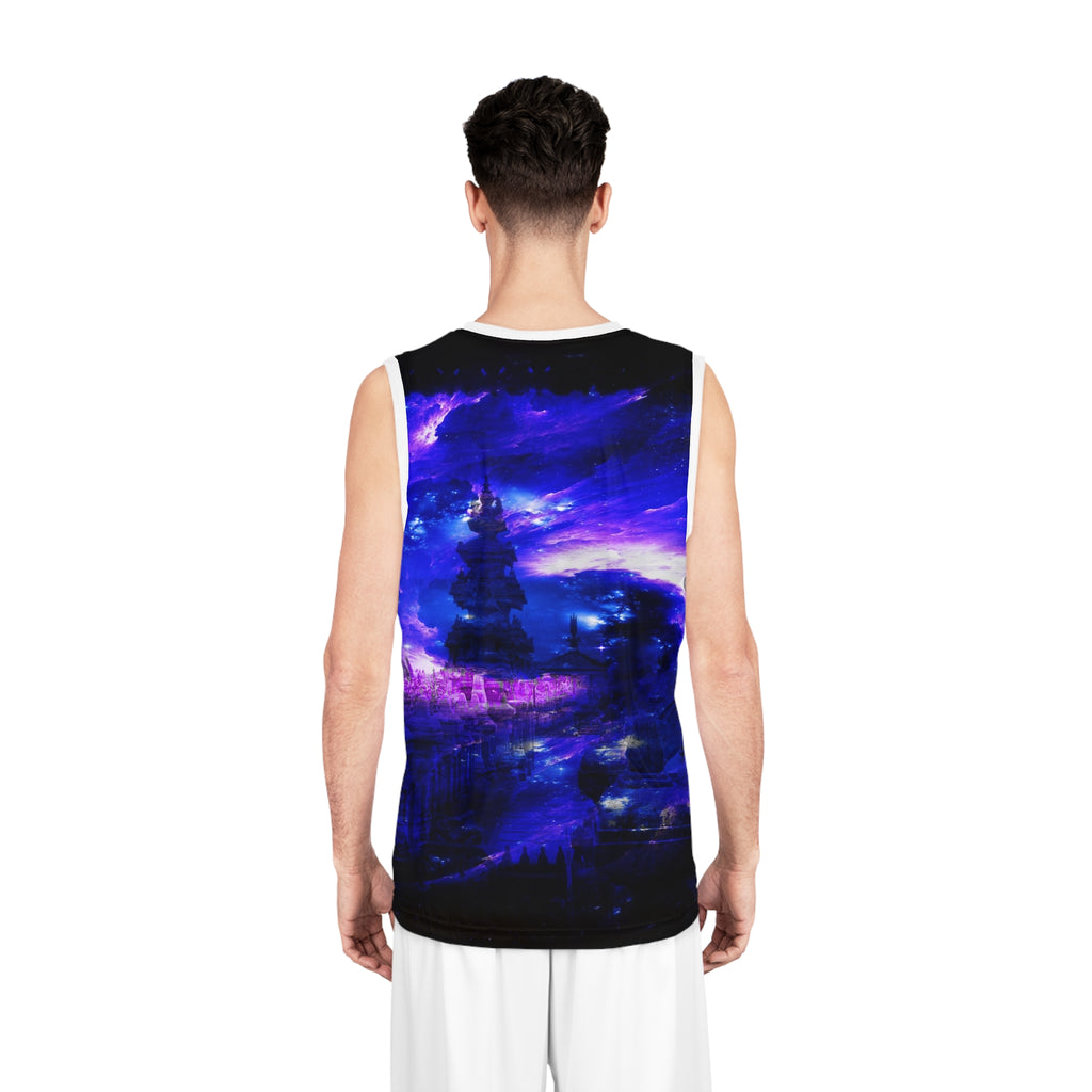 Amethyst Sapphire Balinese Dreams Basketball Jersey