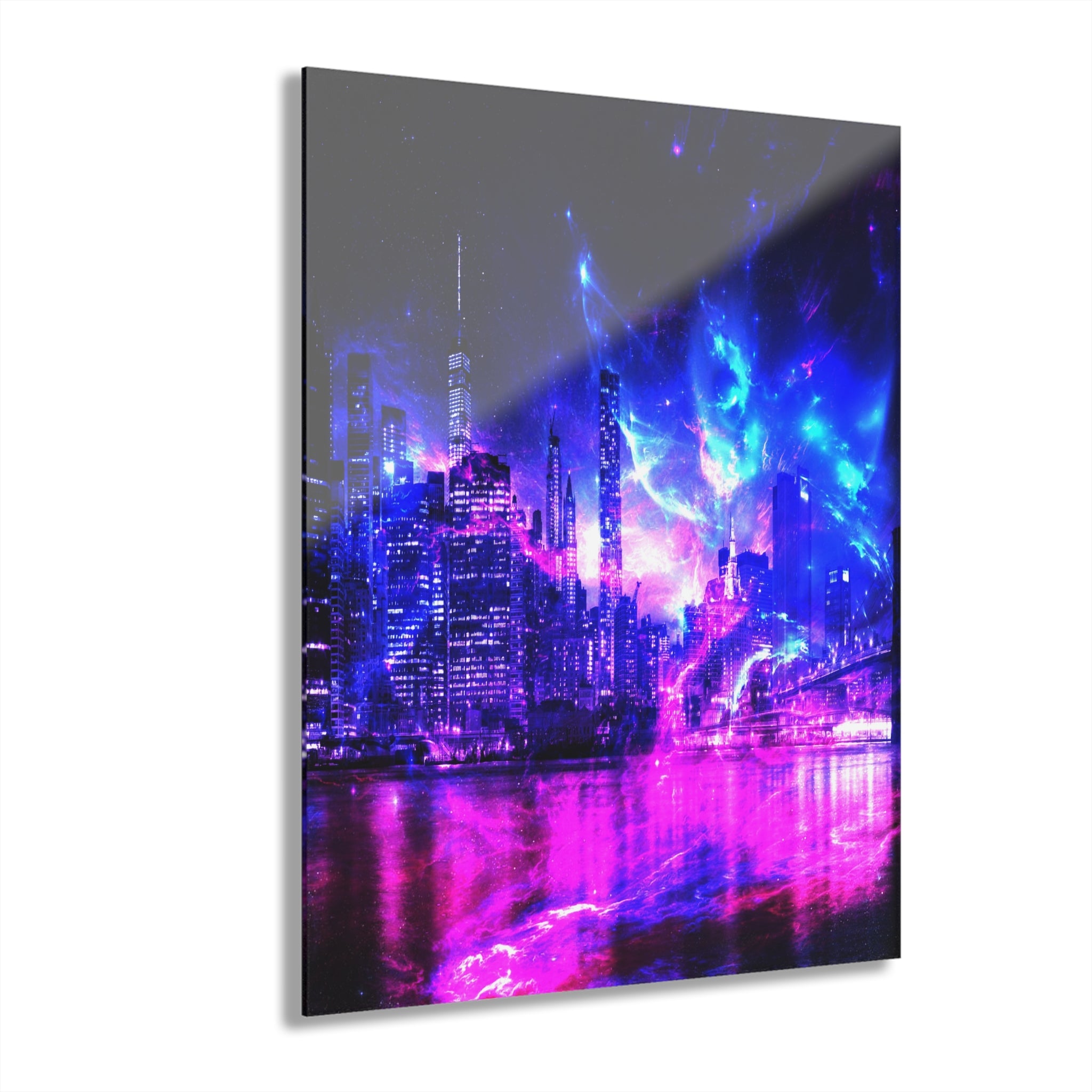 Amethyst New York Dreams Acrylic Prints (French Cleat Hanging)