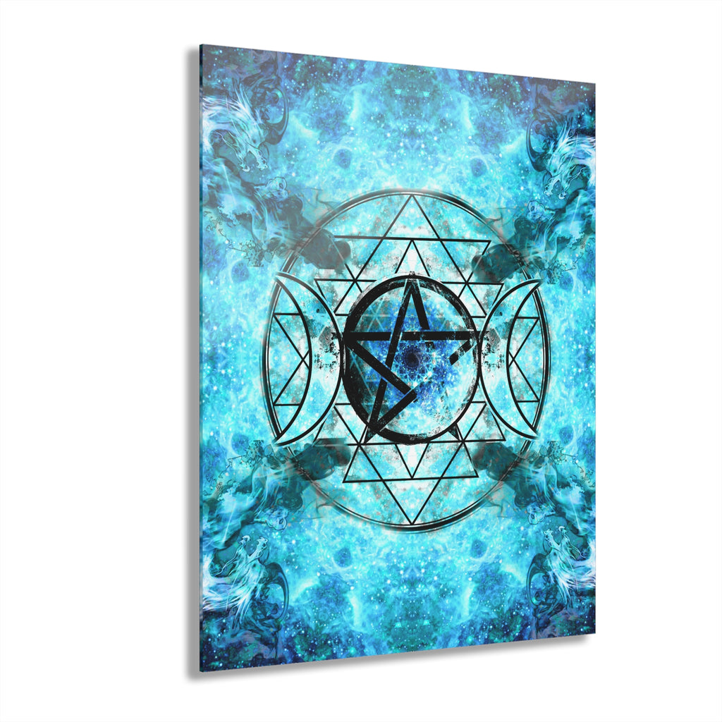 Amen Jin's All the White Horses Triple Goddess Meditations Acrylic (French Cleat)