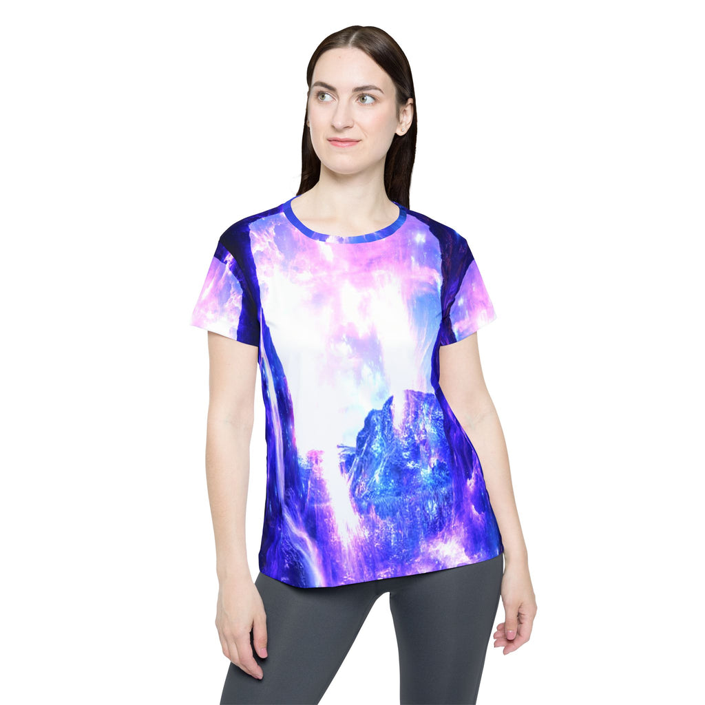 Amethyst Sapphire Hideaway Mountain Dreams Women Sports Jersey