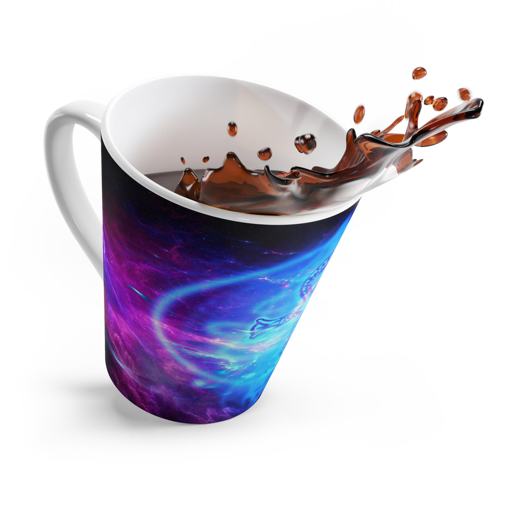 Amethyst Ankh Dreams Latte Mug