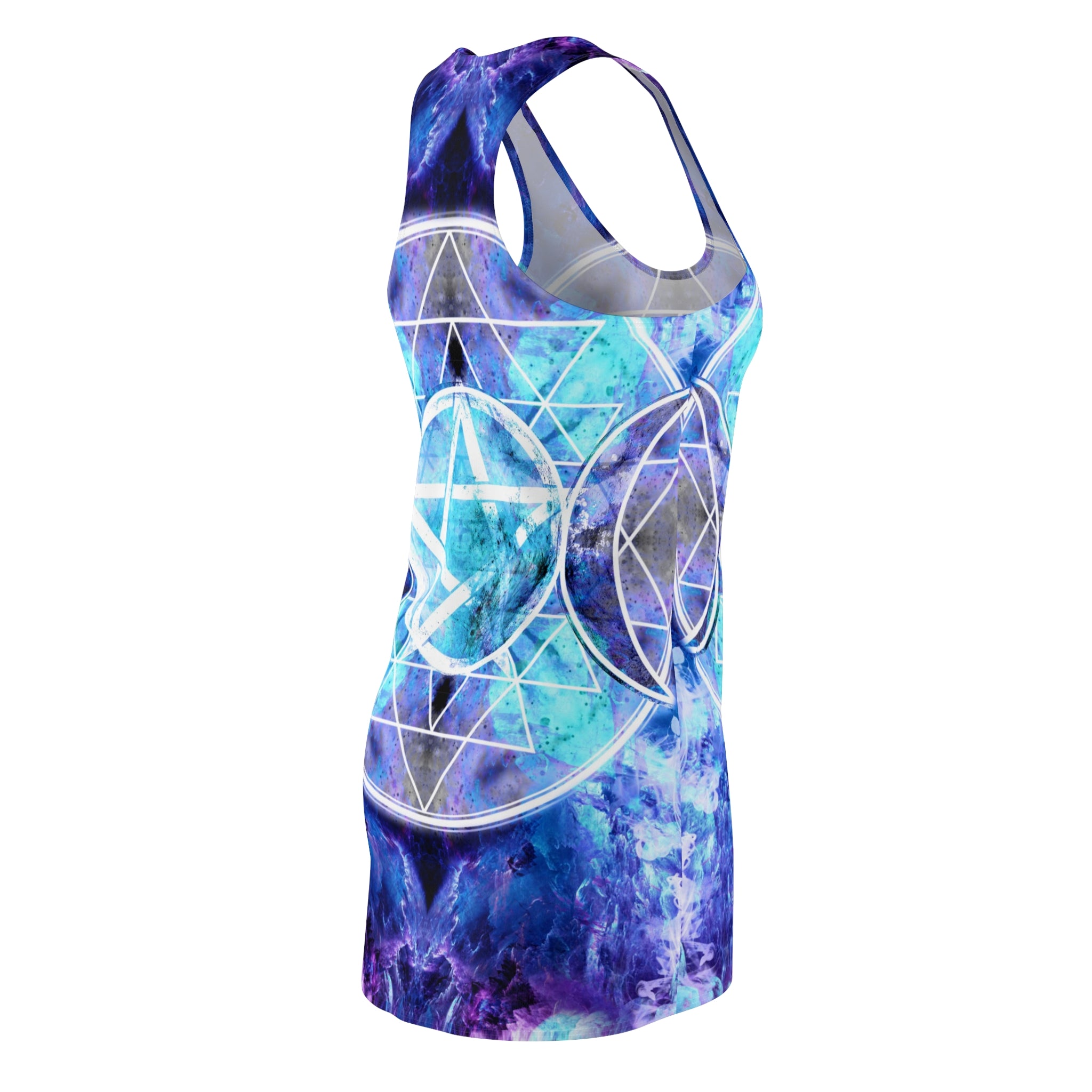 Amen Jin's Dragon's Gate Triple Goddess Meditations Women's Racerback Dress