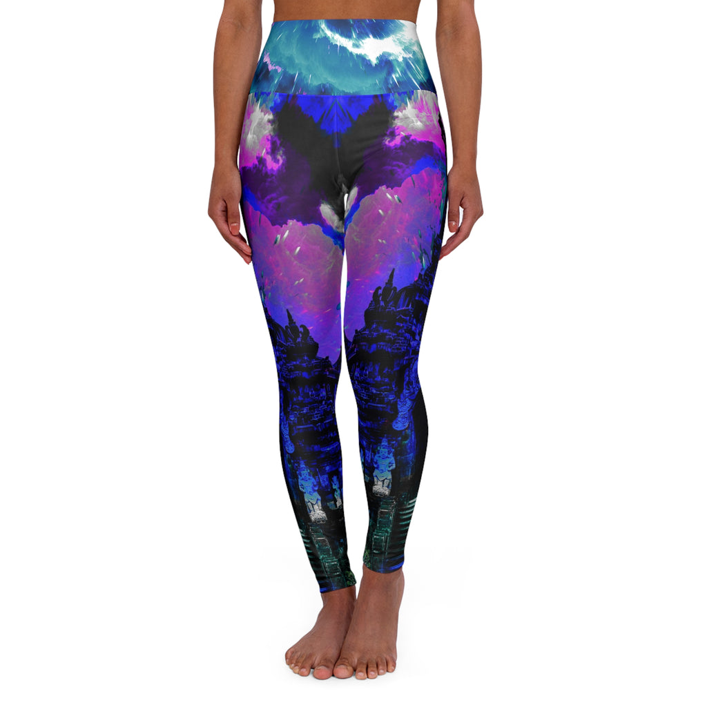 Creation's Balinese Desires High Waisted Yoga Leggings
