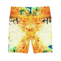 Katerina's Golden Namaste Meditations Women's Workout Shorts