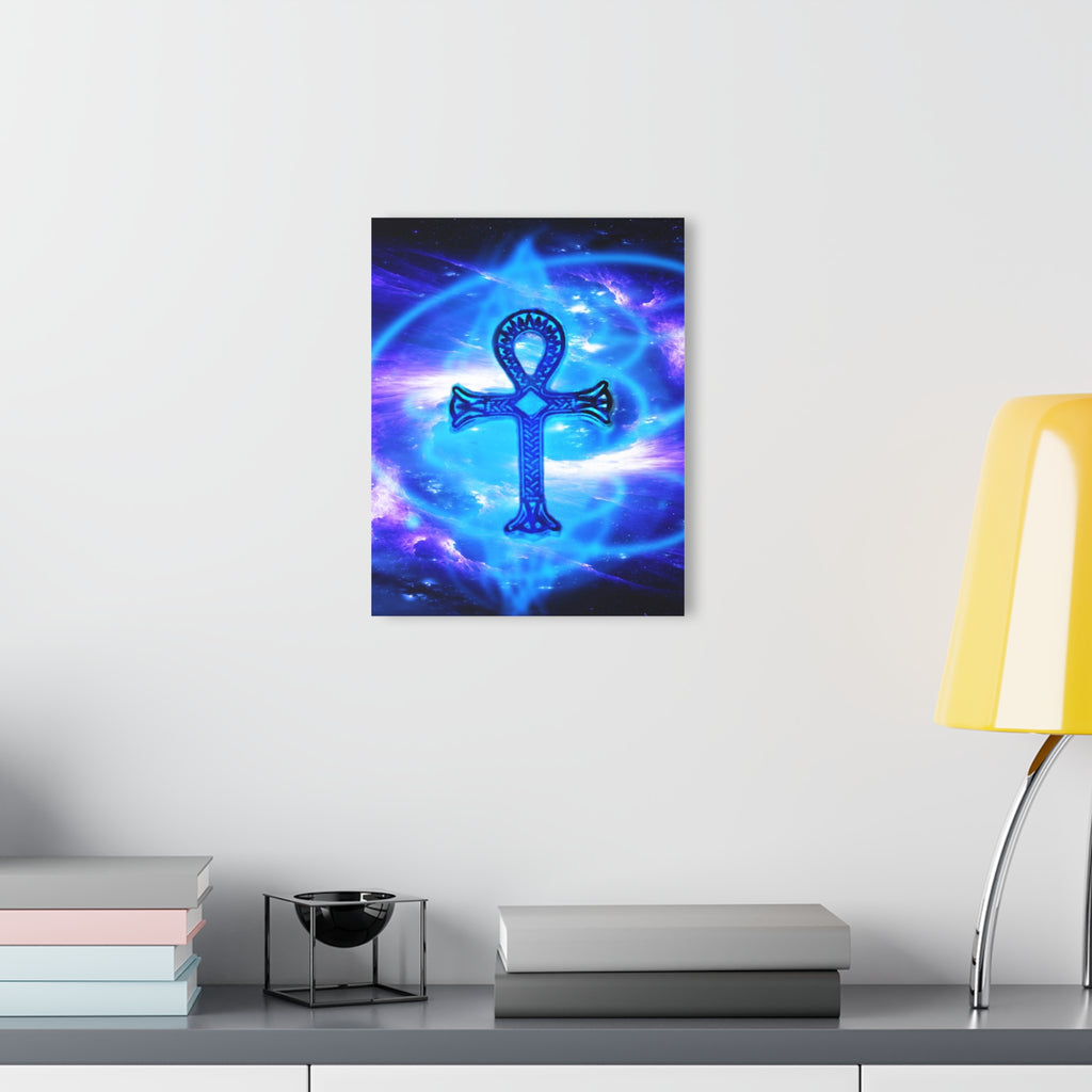 Amethyst Sapphire Ankh Dreams Acrylic Prints (French Cleat Hanging)