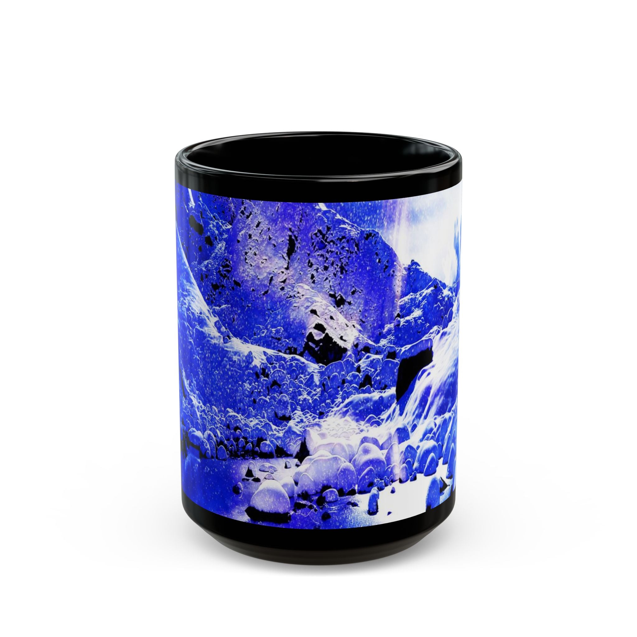 Yule Night Dreams Black Mug