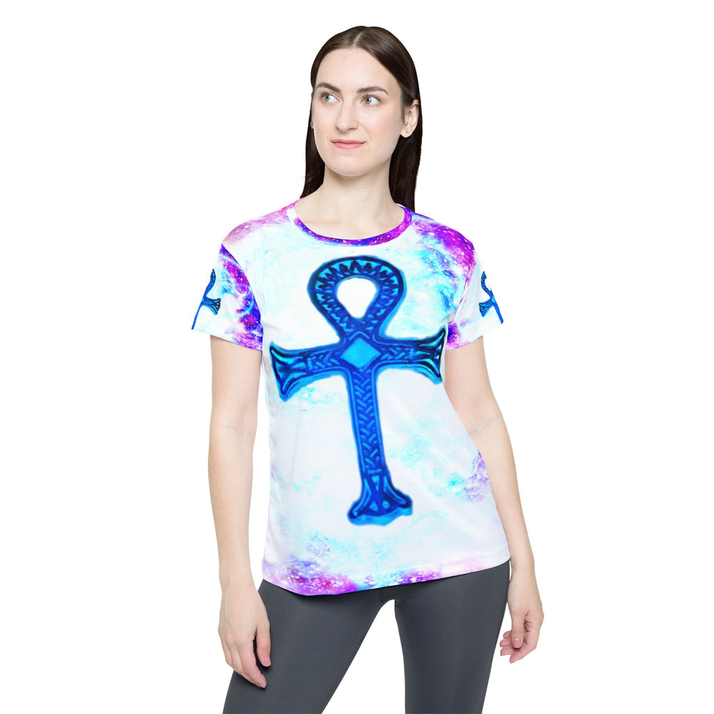 Rainbow Universe Ankh Dreams Women's Sports Jersey