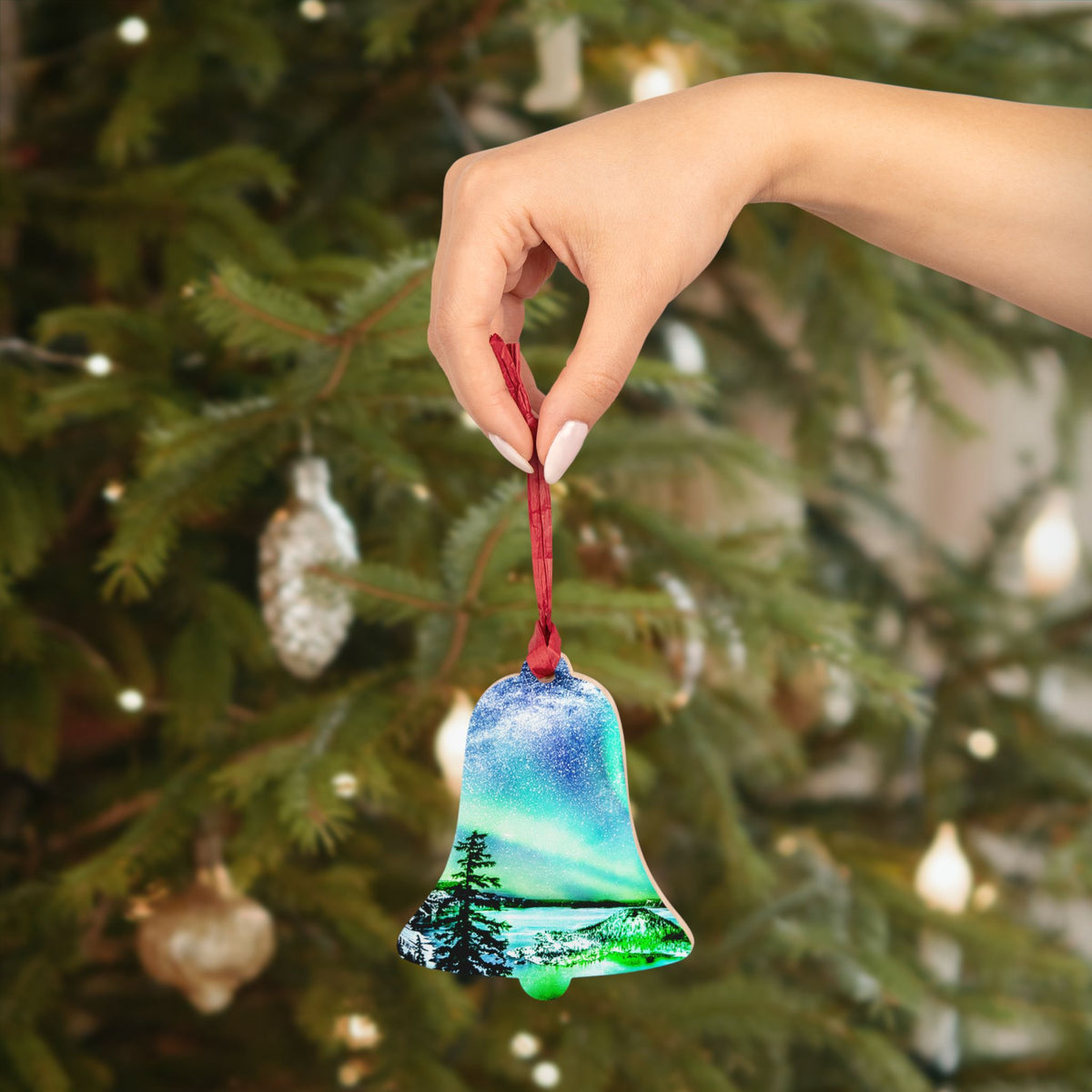 Katerina's Noel Yule Night Dreams Wooden Ornaments