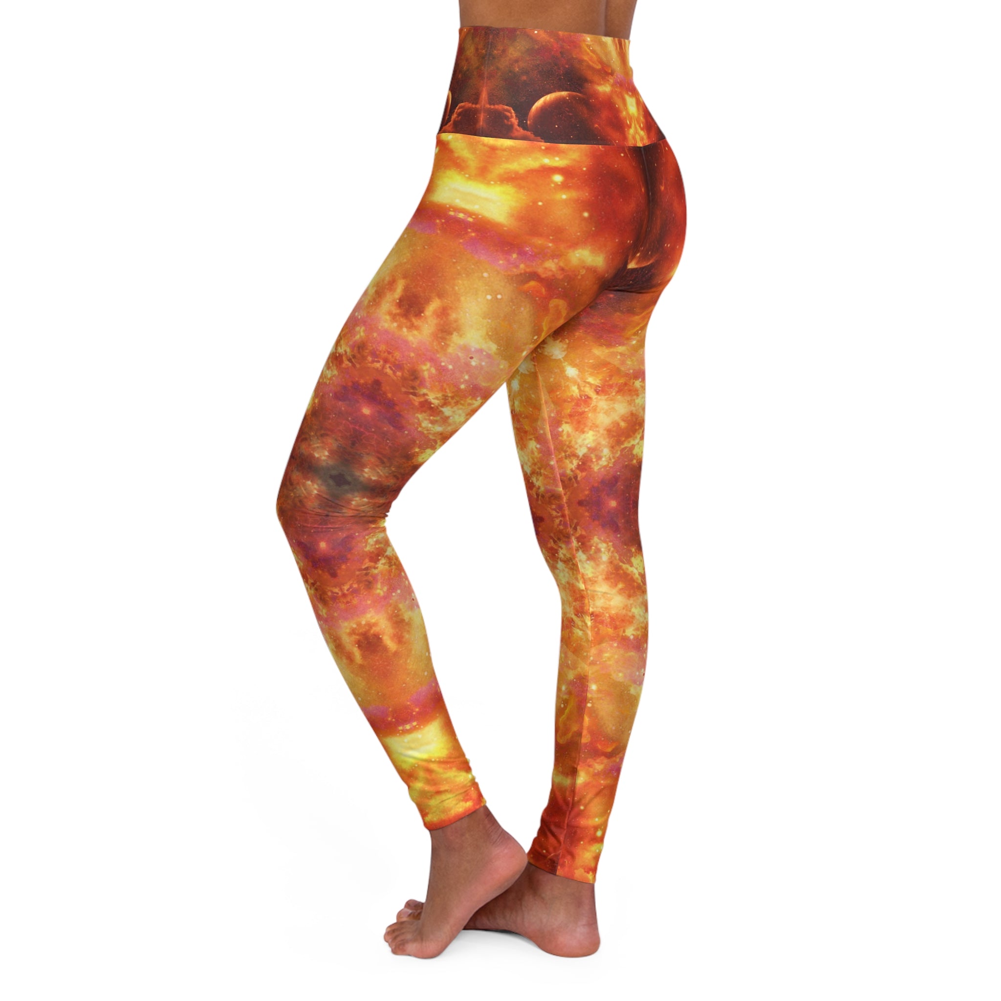 Samhain Night Dreams Desires High Waisted Yoga Leggings
