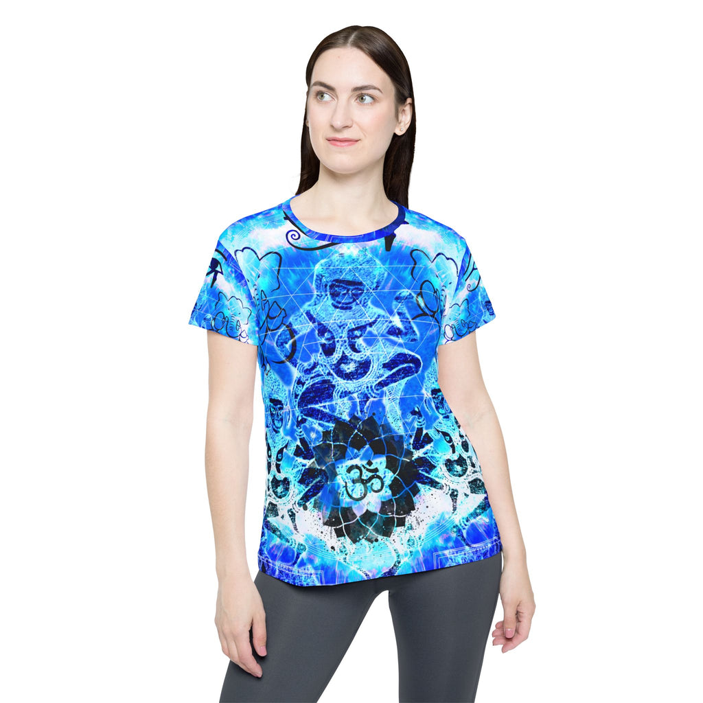 Amen Jin's Blue Sun Zen Meditations Women's Sports Jersey