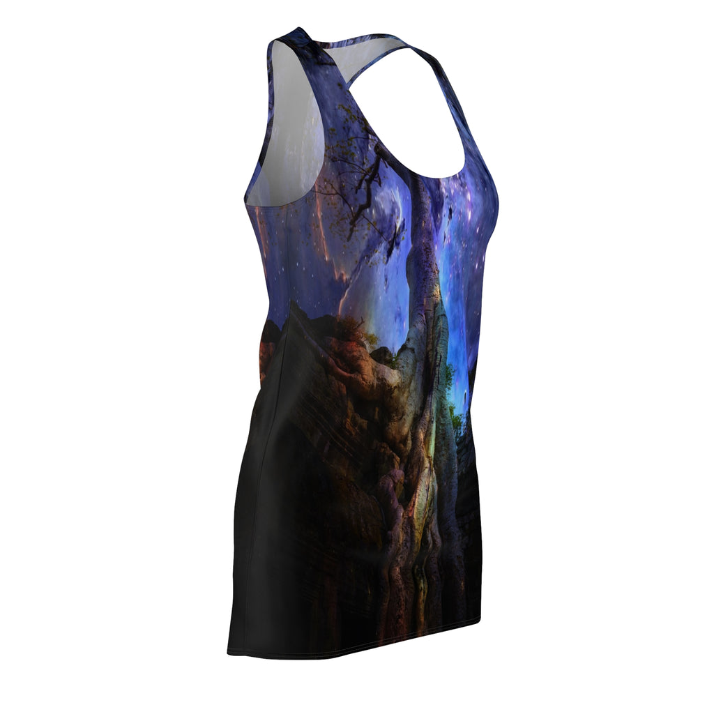 Universal Tree Dreams  Women's Racerback Dress
