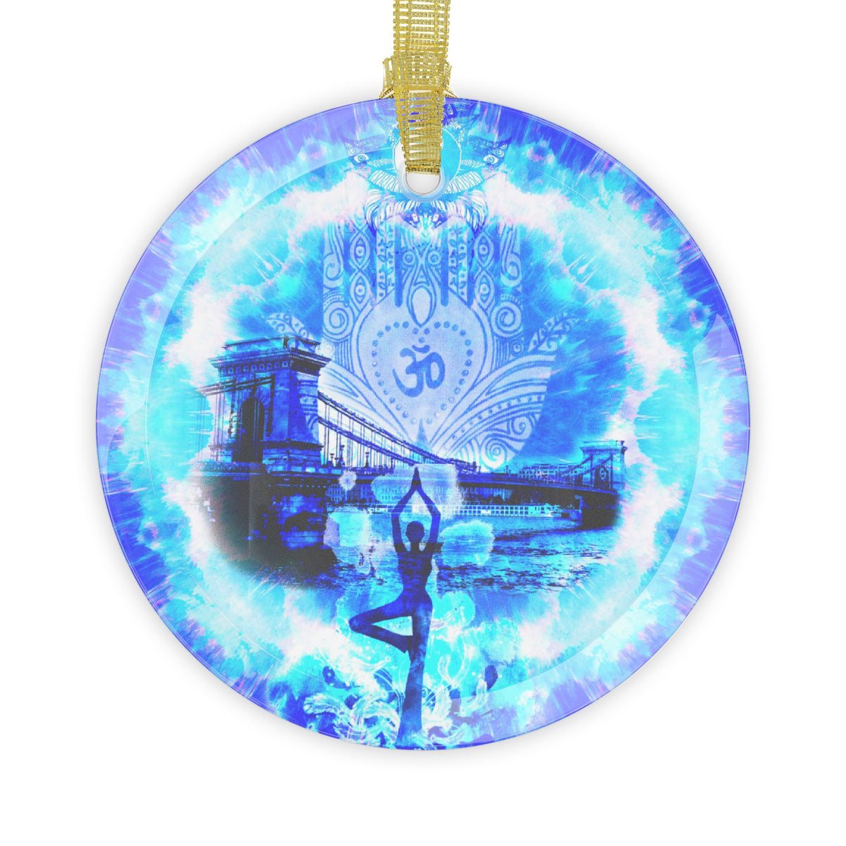 Amen Jin's Blue Sun Budapest Meditations Glass Ornaments