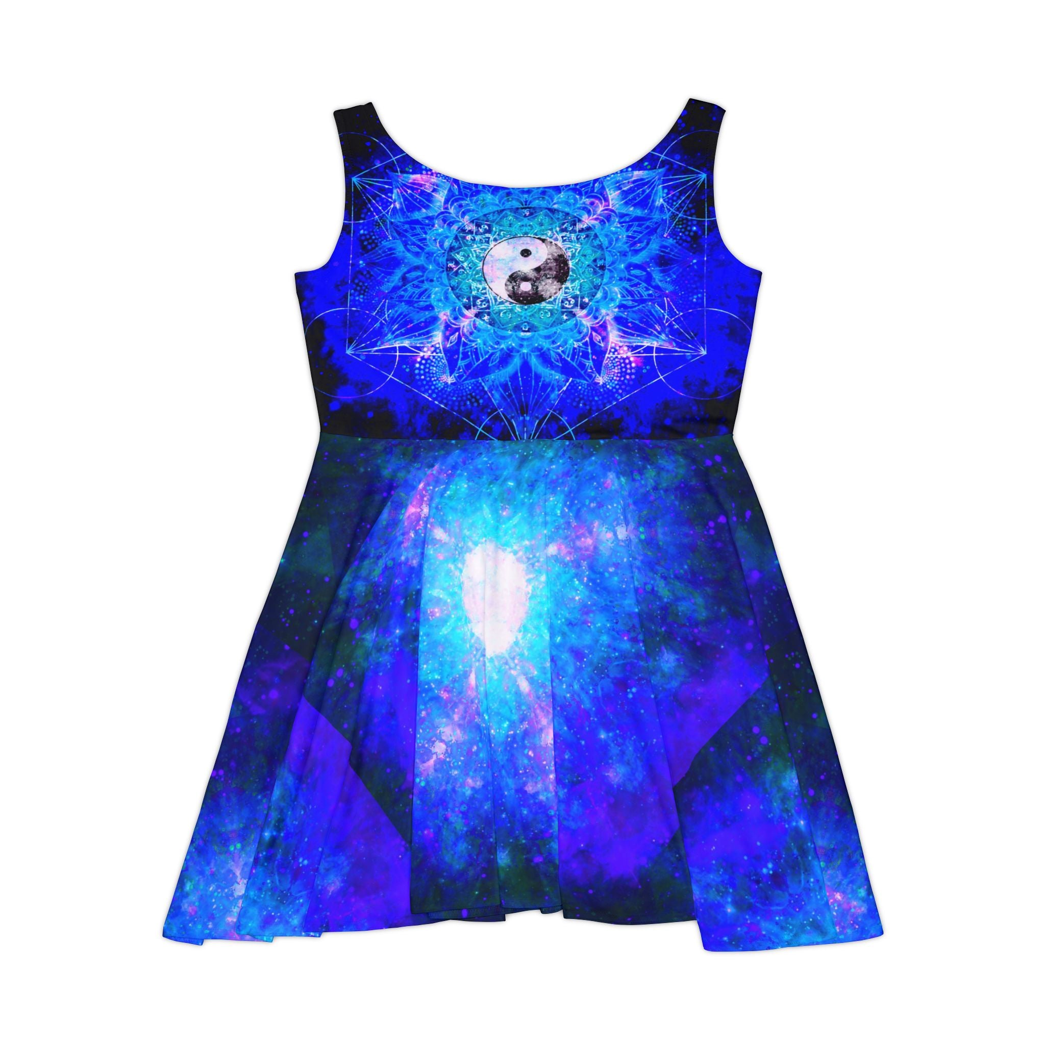 Amen Jin's Memories of Yesterday Yin Yang Meditations Women's Skater Dress