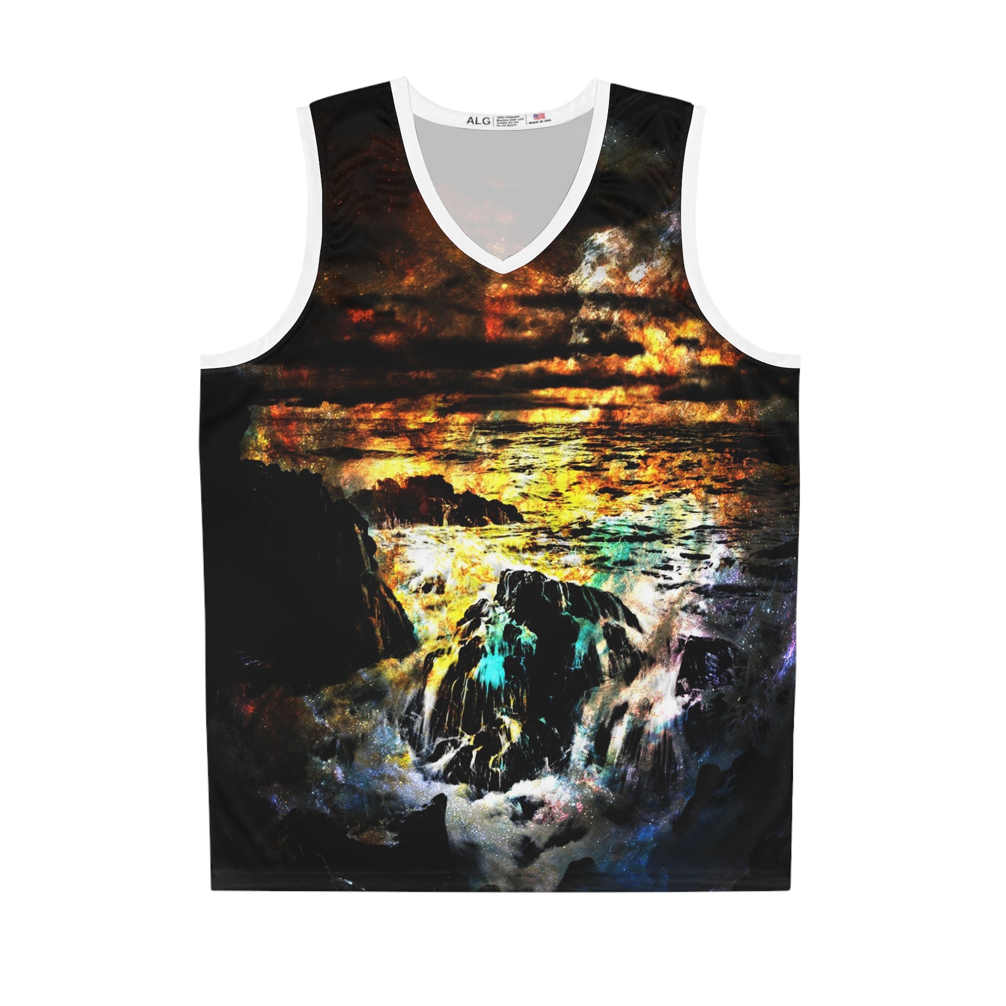 Breathe Again Cosmic Falls Dreams Basketball Jersey