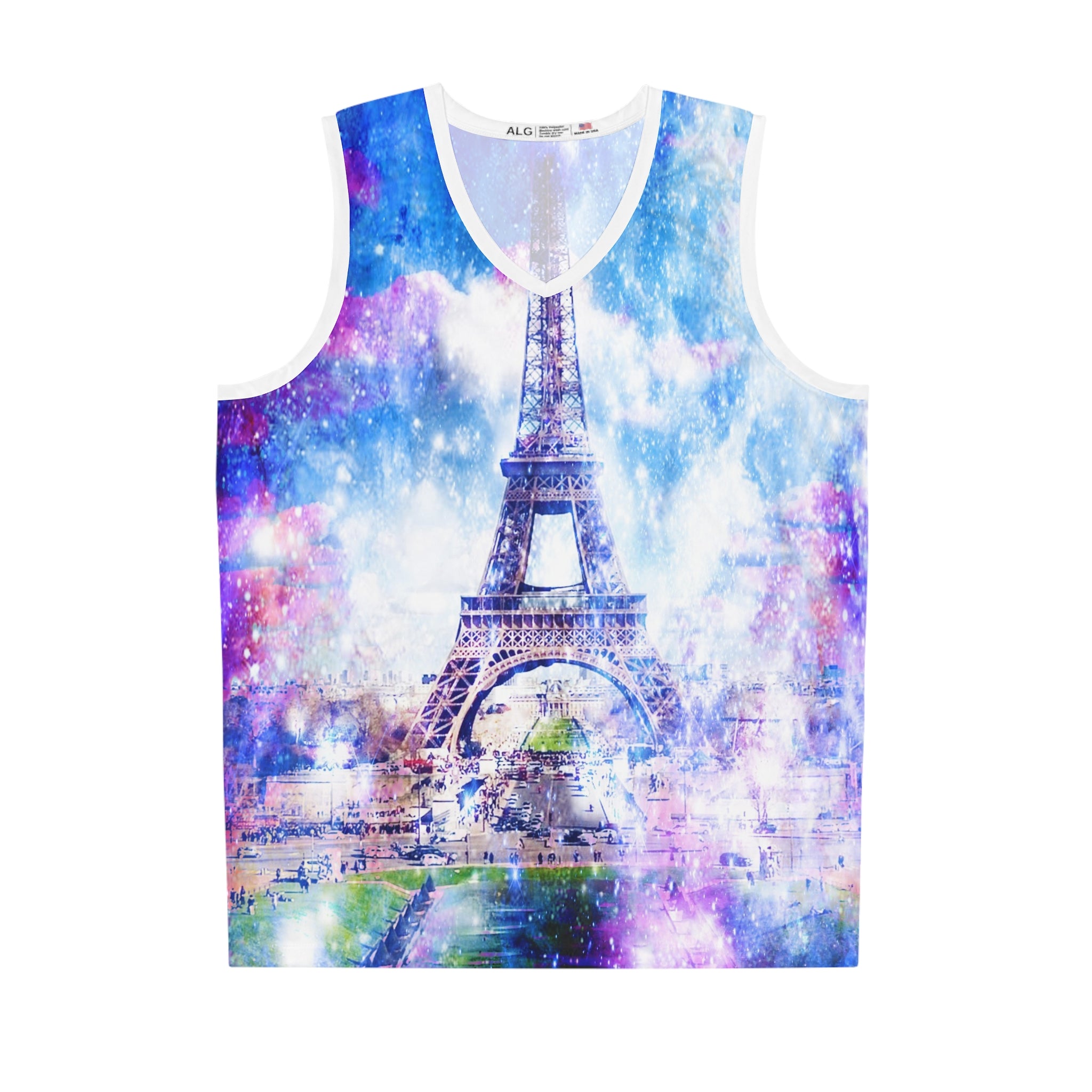 Rainbow Universe Parisian Dreams Basketball Jersey