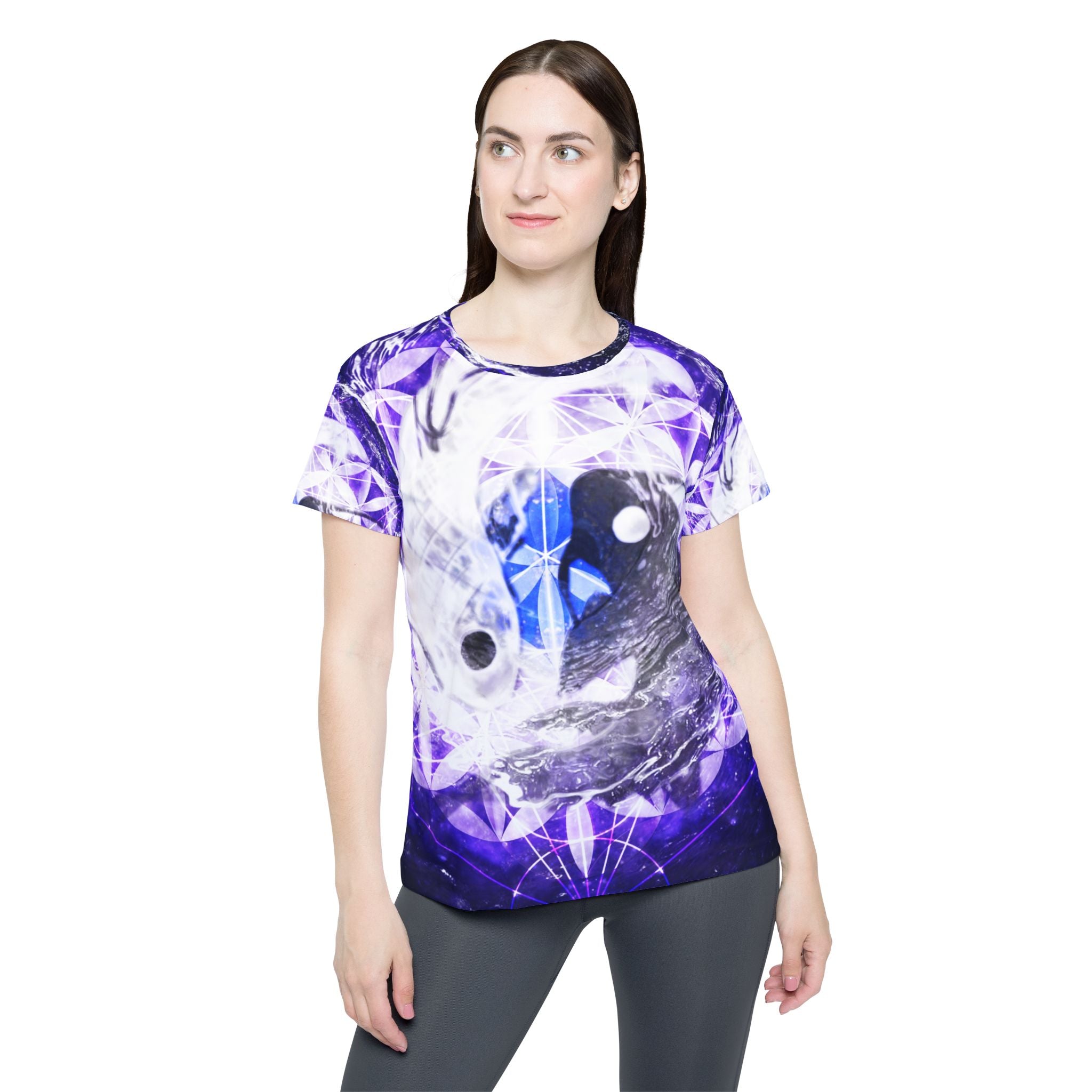 Katerina's We Will Go Home Koi Meditations Women's Sports Jersey