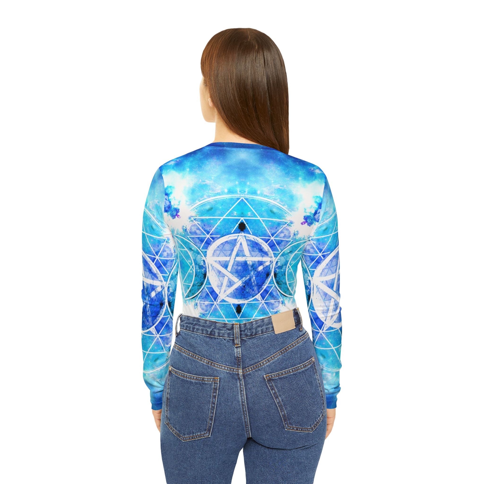 Amen Jin's Mandala of Dragon Fire Triple Goddess Meditations Long Sleeve V-neck