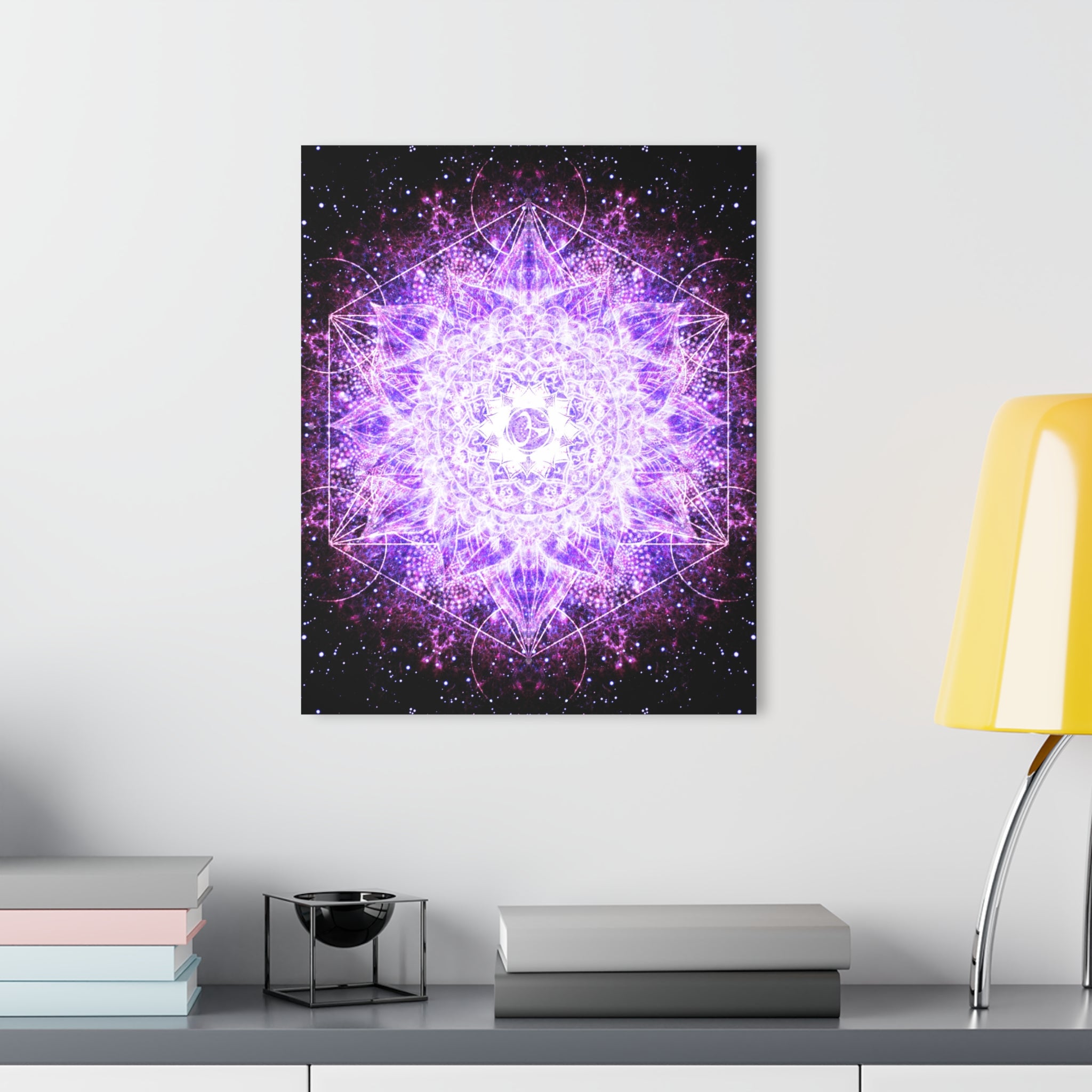 Sahasrara Meditations Acrylic Print (French Cleat Hanging)