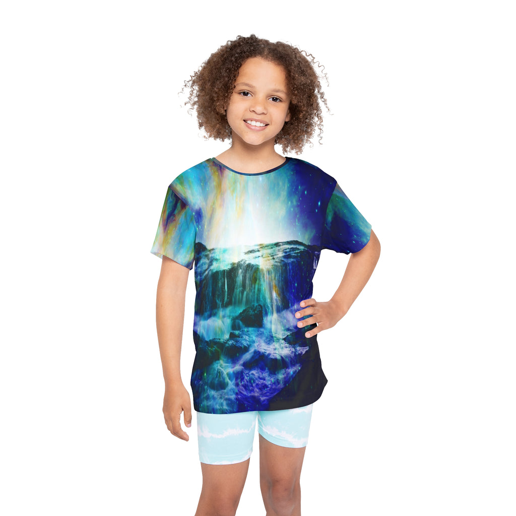 Cosmic Falls Dreams Kids Sports Jersey