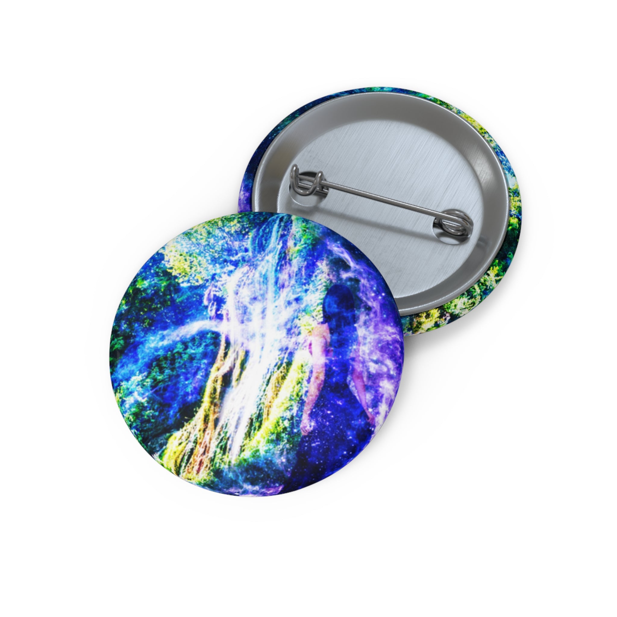 Katerina's Venio Domum Cascada Clocota Dreams Pin Button