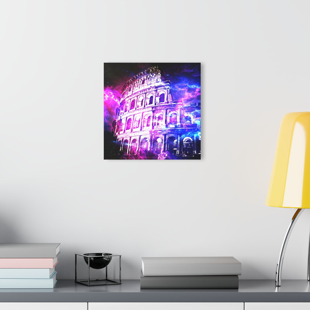 Amethyst Dreams of Roman Patterns Past Acrylic Prints (French Cleat Hanging)